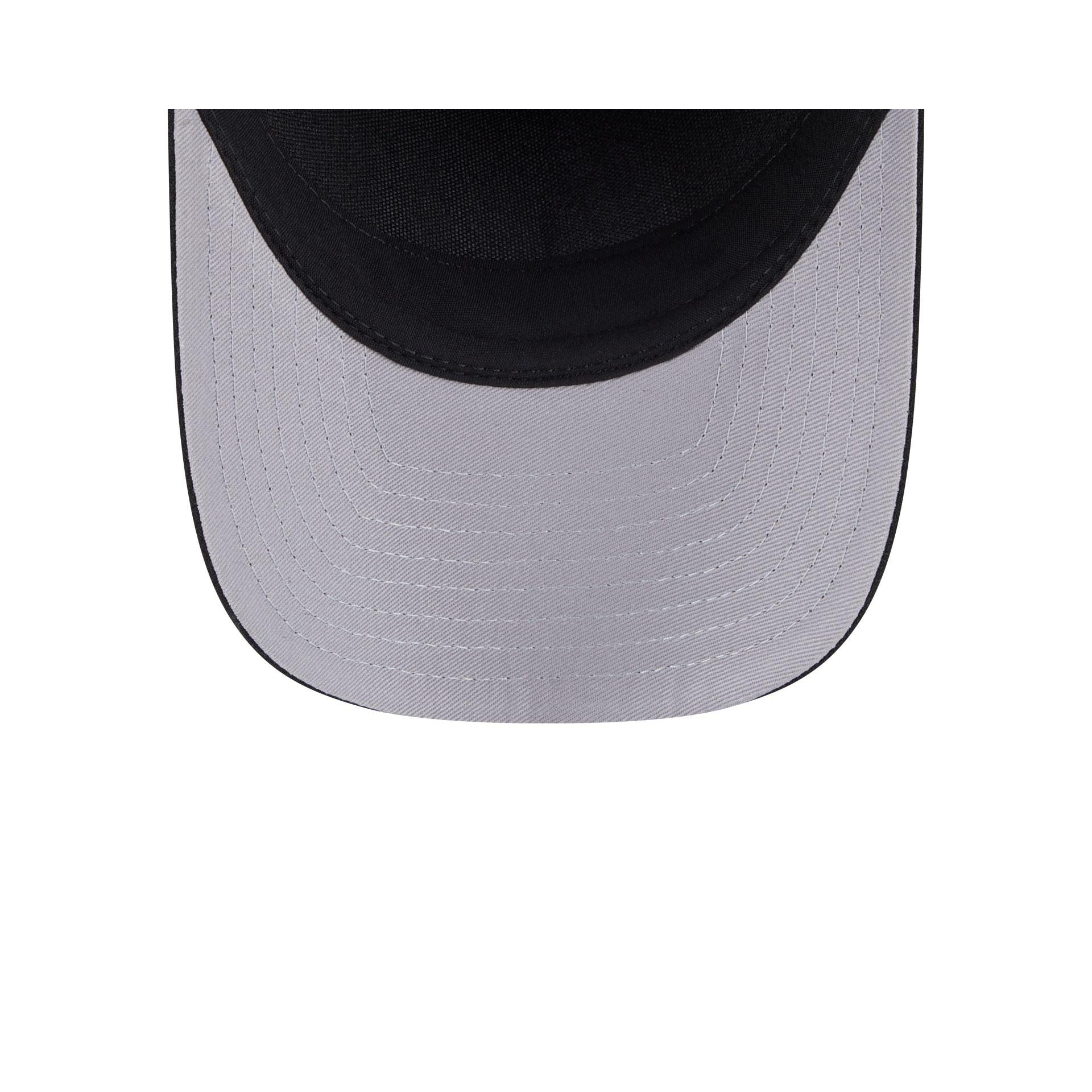 Los Angeles Rams Black & White 9FORTY M-Crown A-Frame Snapback Hat Male Product Image