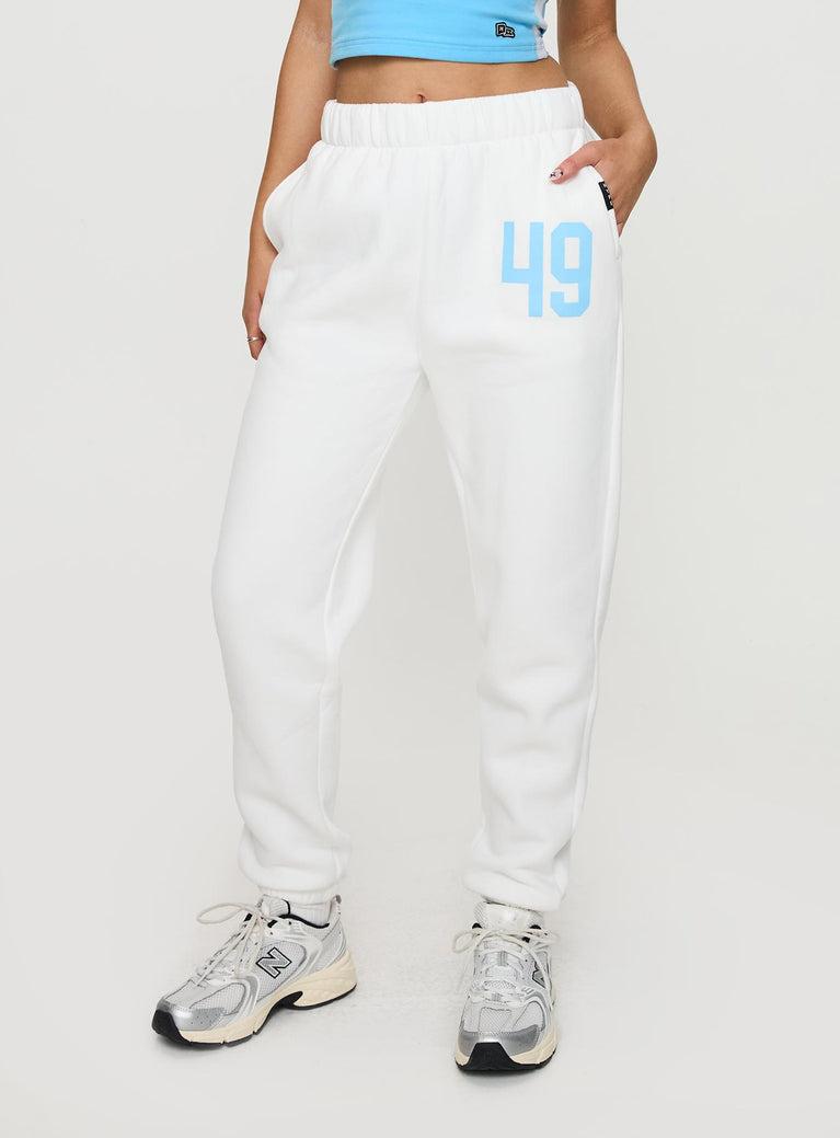 USD Sweatpants White Product Image