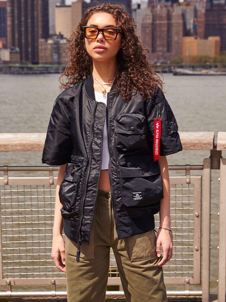 L-2B SHORT SLEEVE BOMBER JACKET W Product Image