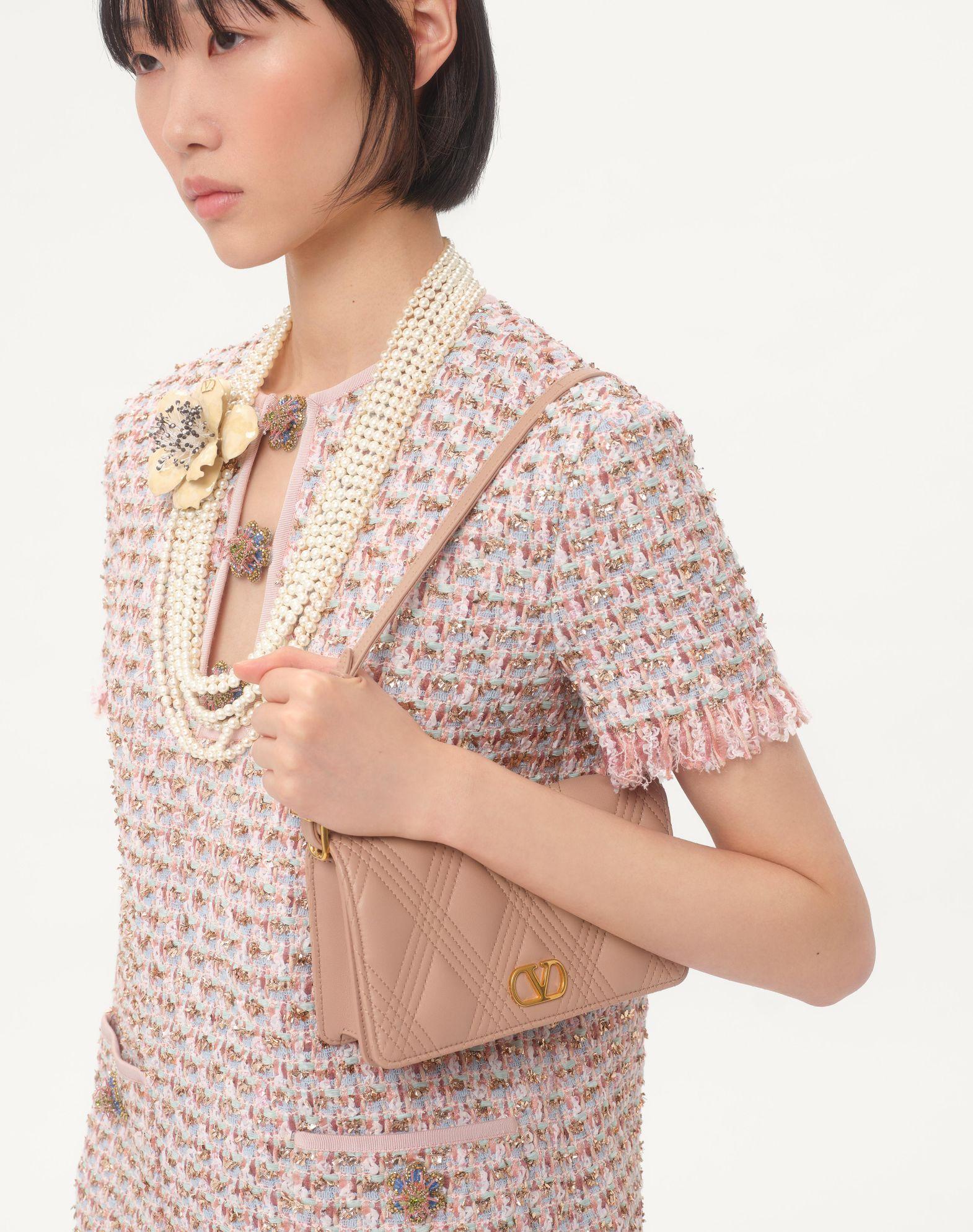 Valentino Garavani Quiltie 67 Mini Shoulder Bag In Quilted Nappa Leather Product Image