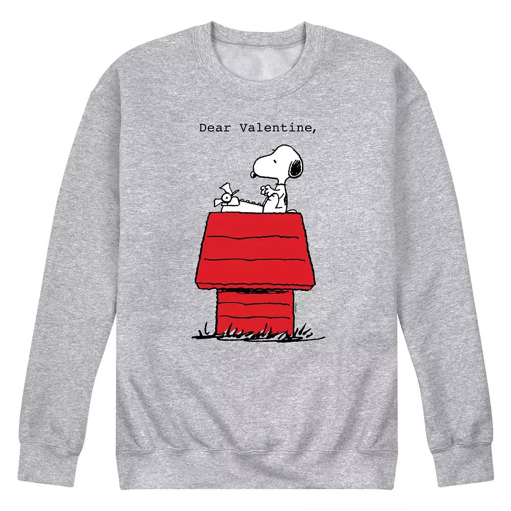 Men's Peanuts Dear Valentine Sweatshirt,  Product Image