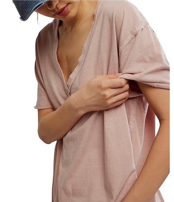 Free People Nina V-Neck Short Sleeve Tee Product Image