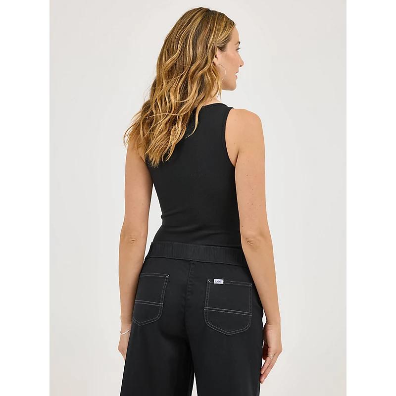 Womens Sleeveless Ribbed Body Suit Product Image