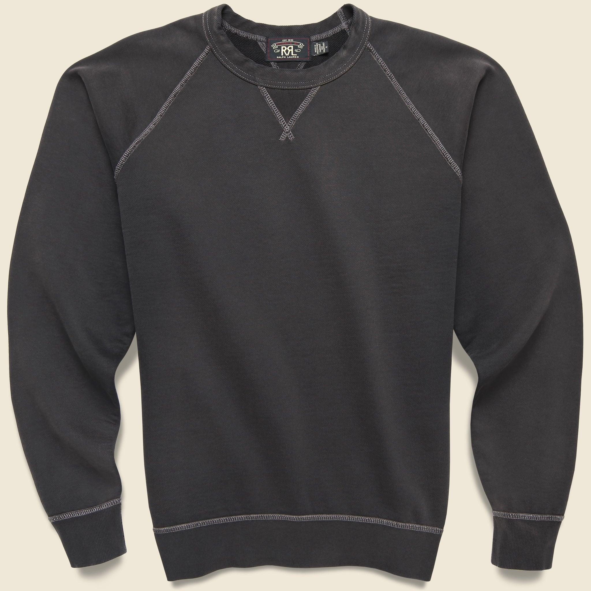 French Terry Sweatshirt - Black Indigo Product Image