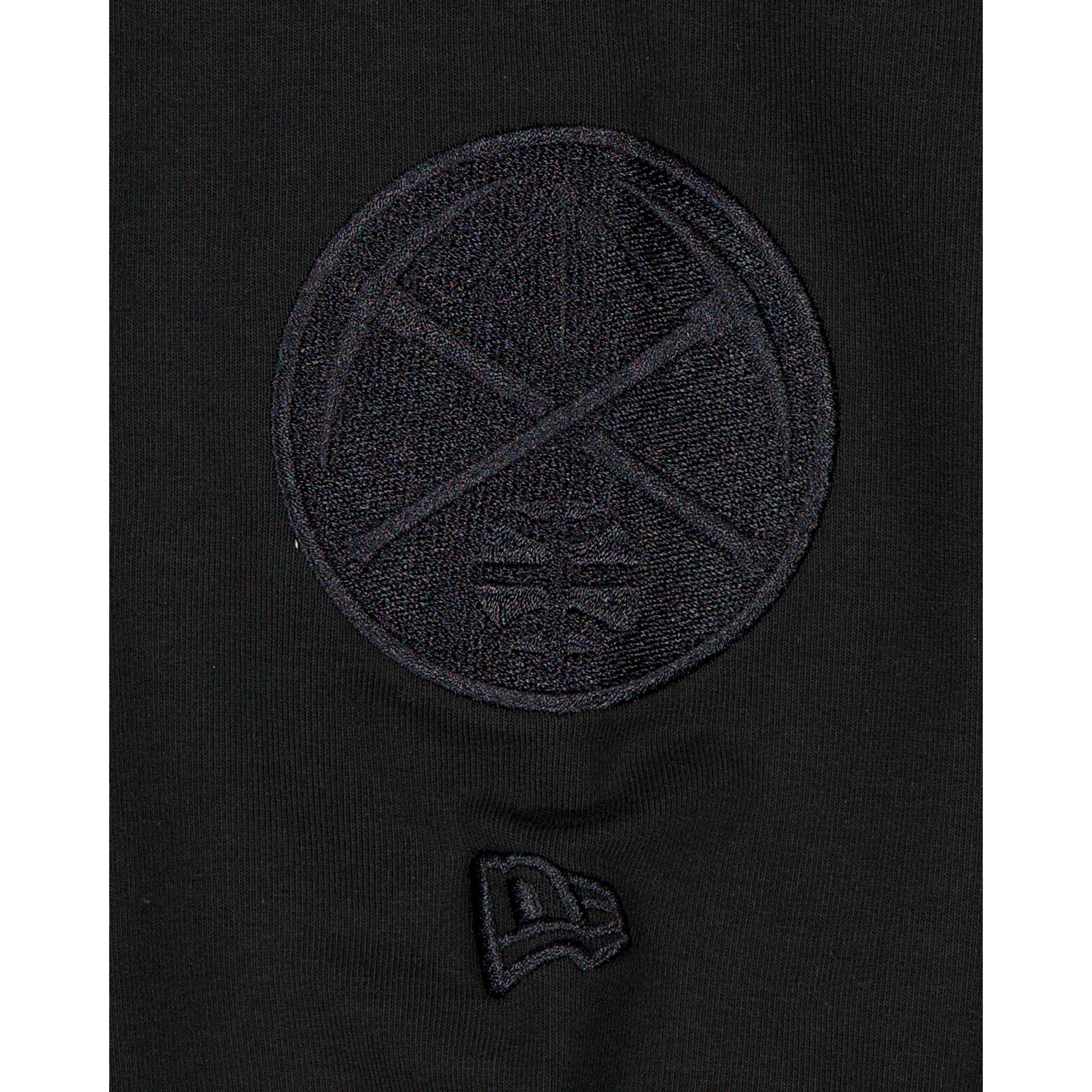 Denver Nuggets Black on Black Logo Select Hoodie Male Product Image