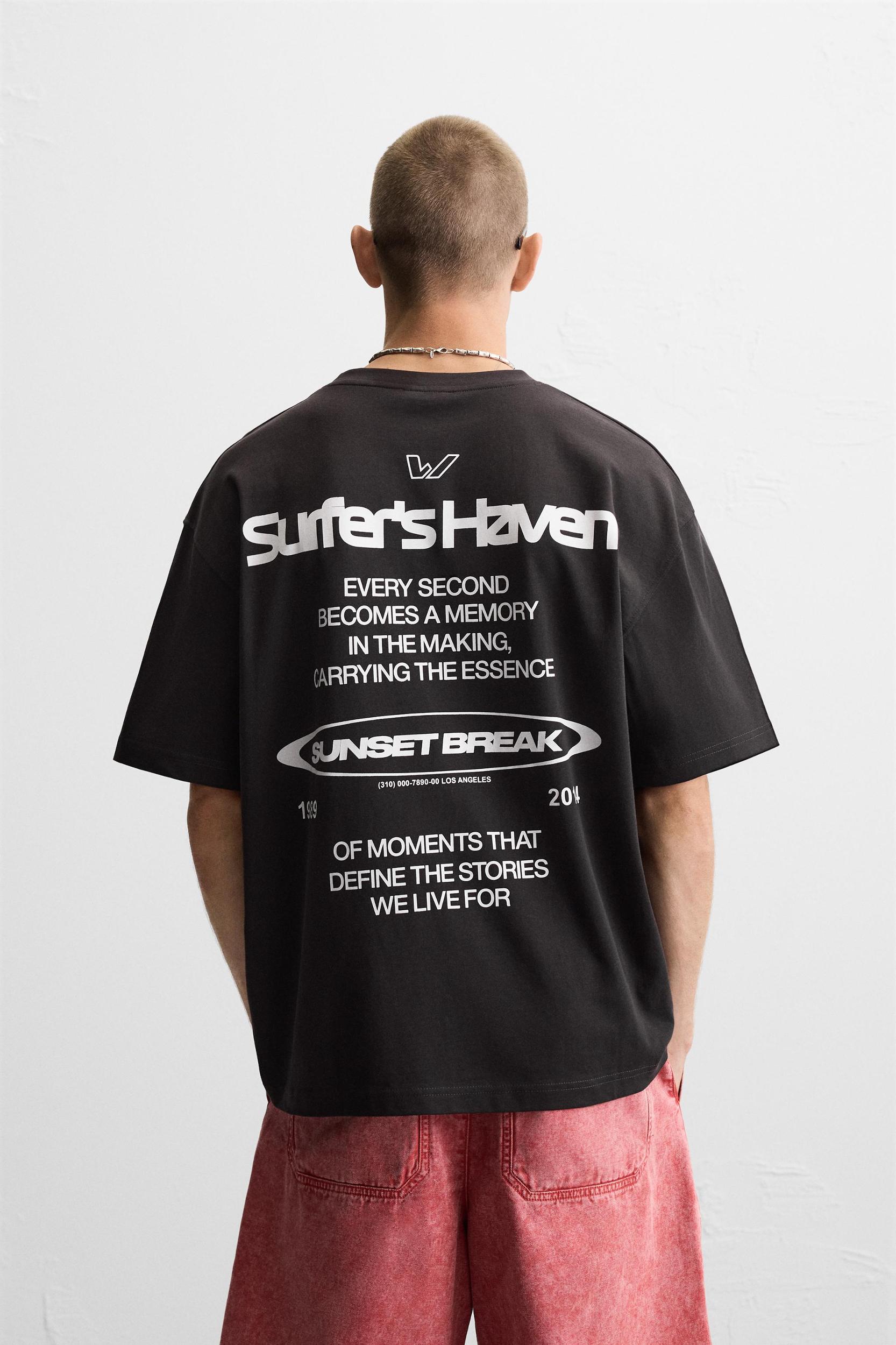TEXT PRINT T-SHIRT Product Image
