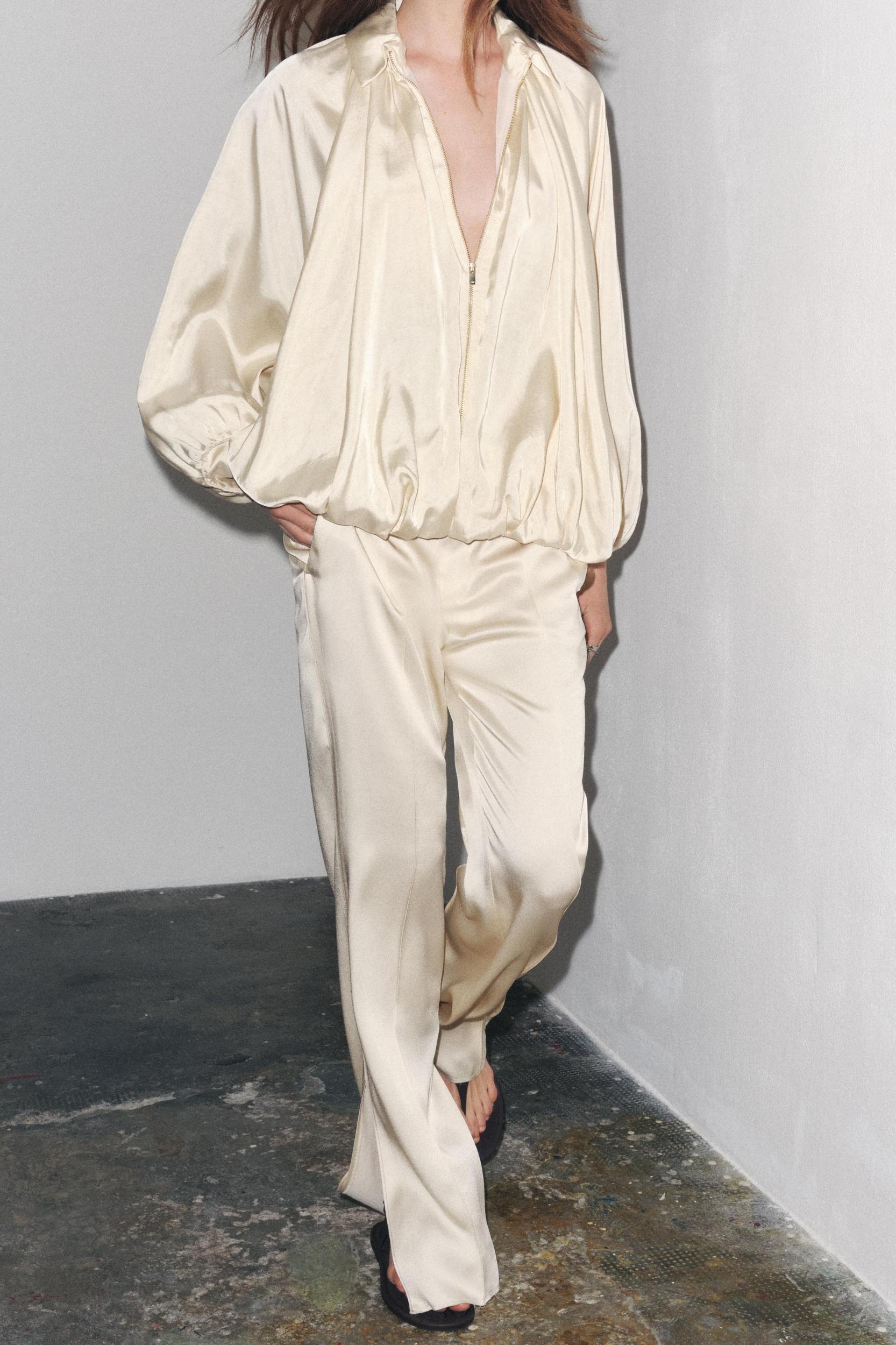 PUFFED BOMBER JACKET ZW COLLECTION Product Image