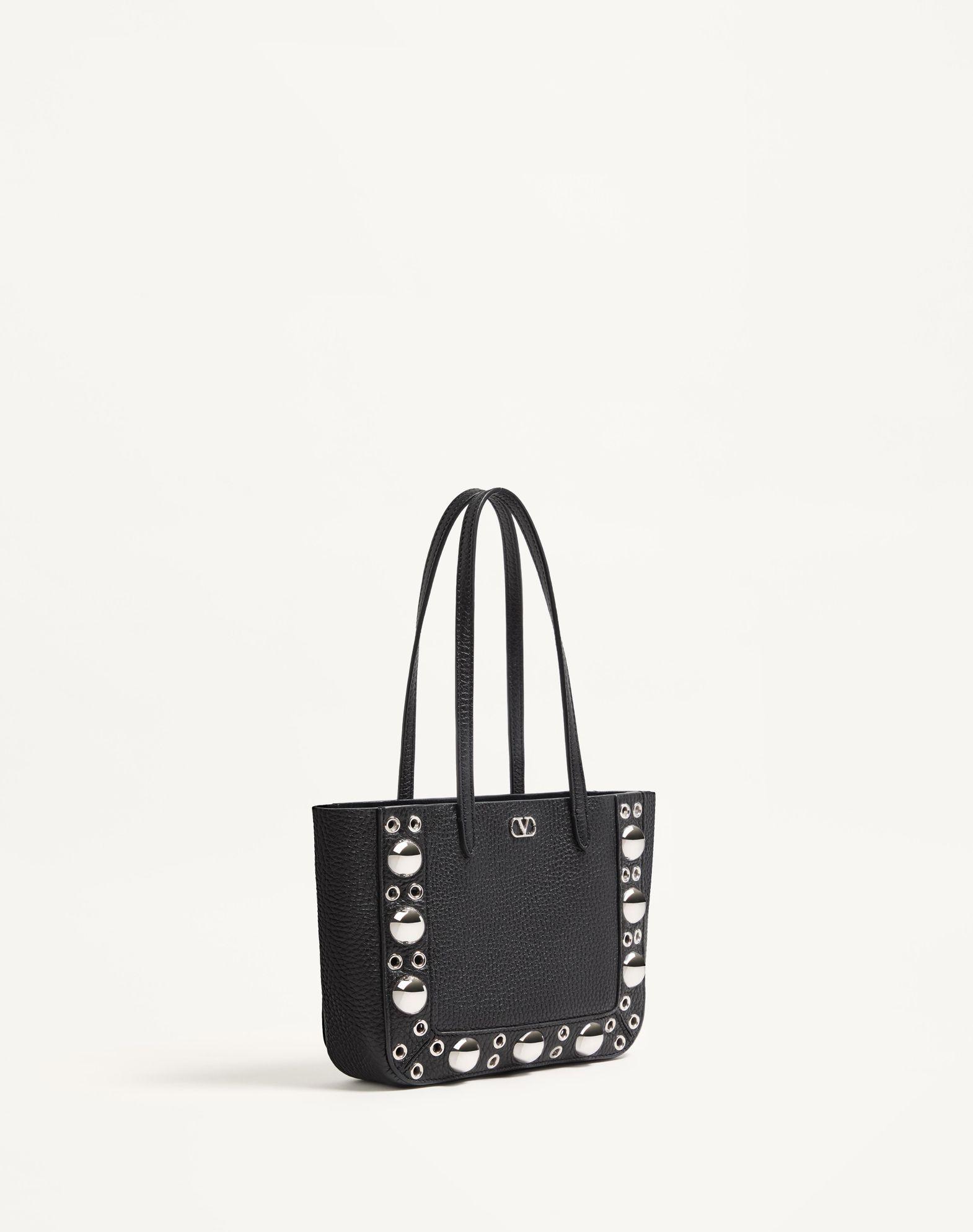 Valentino Garavani Nellcôte Mini Shopping Bag In Grainy Calfskin Product Image