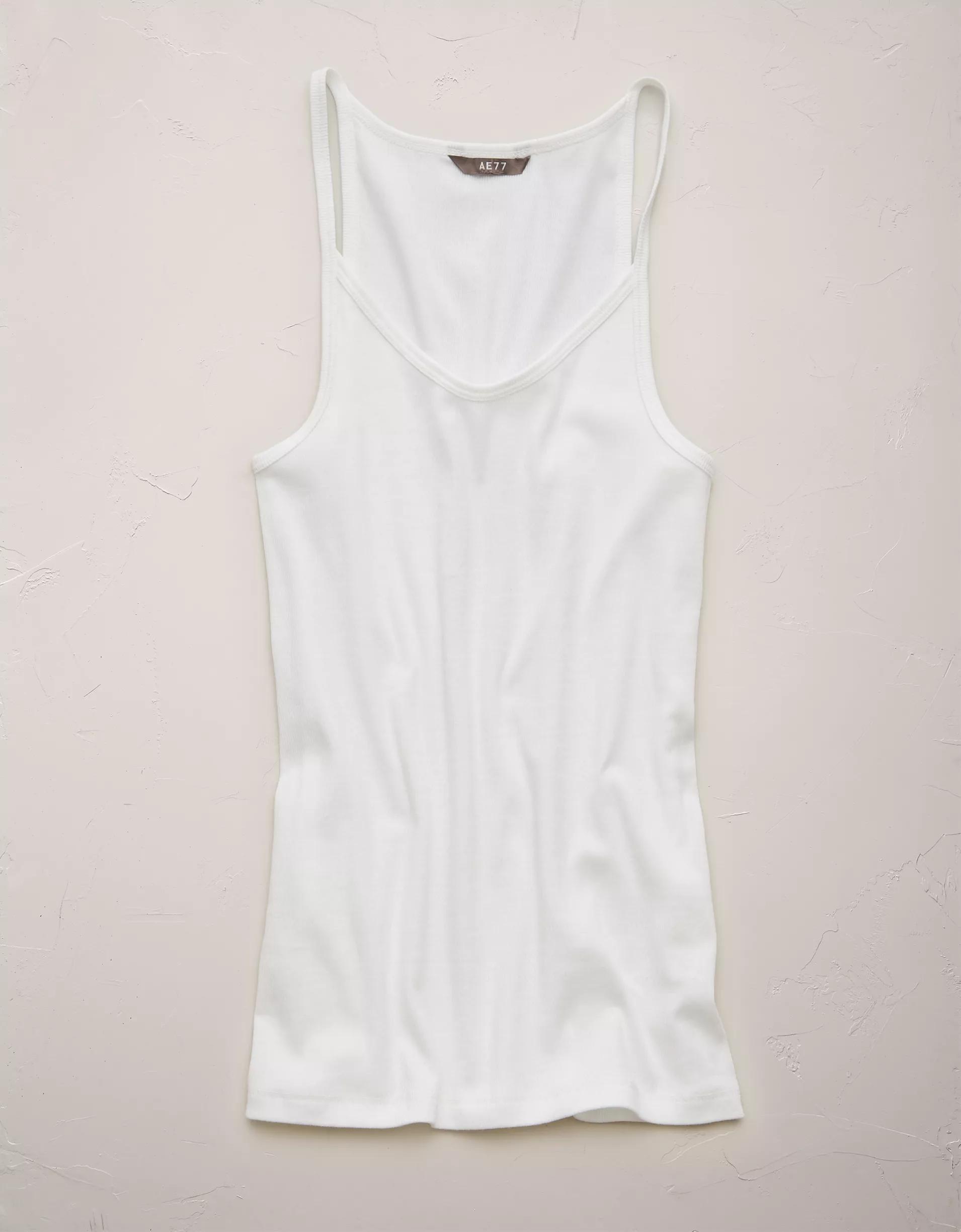 AE77 Premium Scoop Neck Tank Top Product Image
