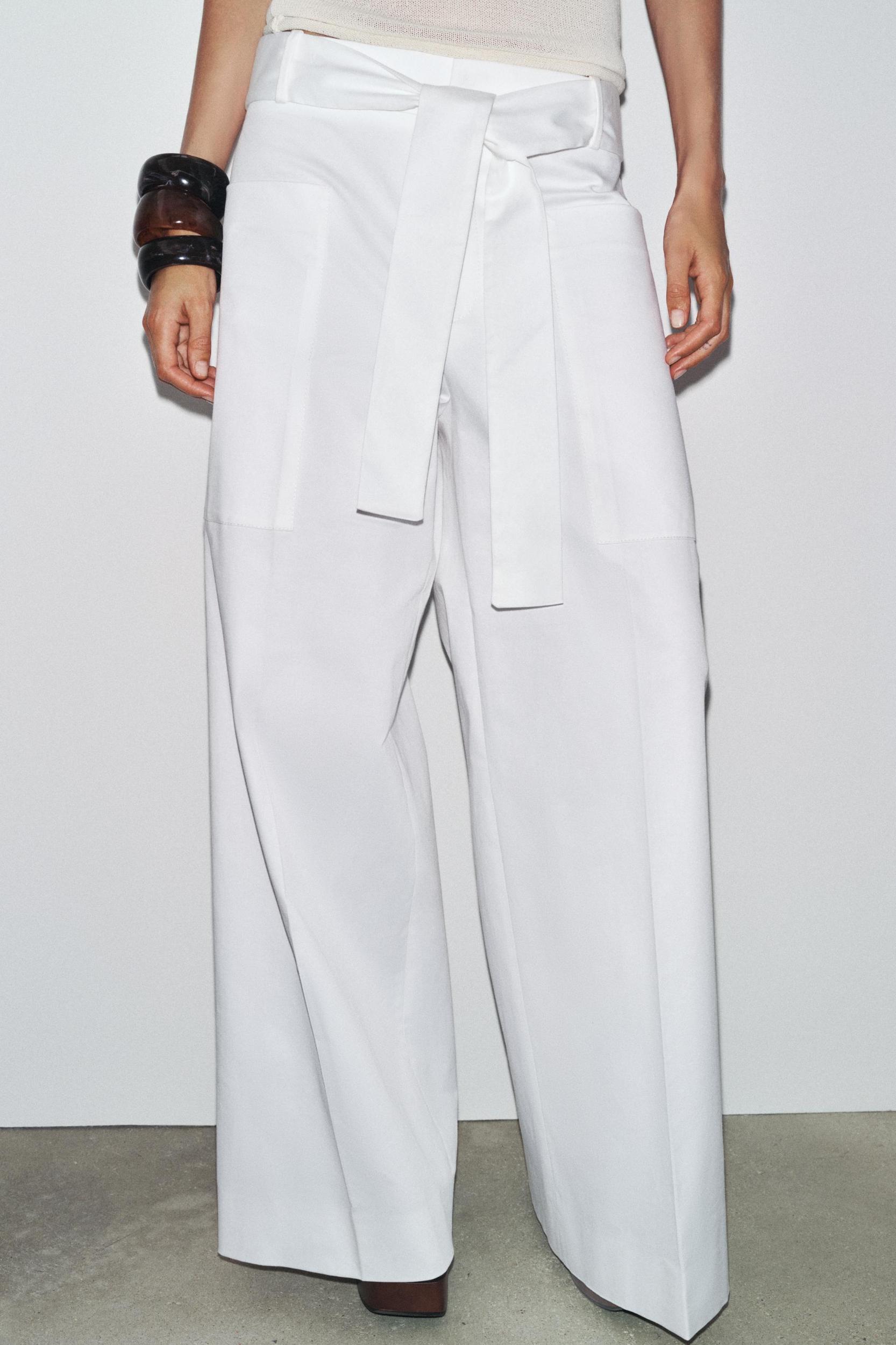 ZW COLLECTION BELTED PANTS Product Image