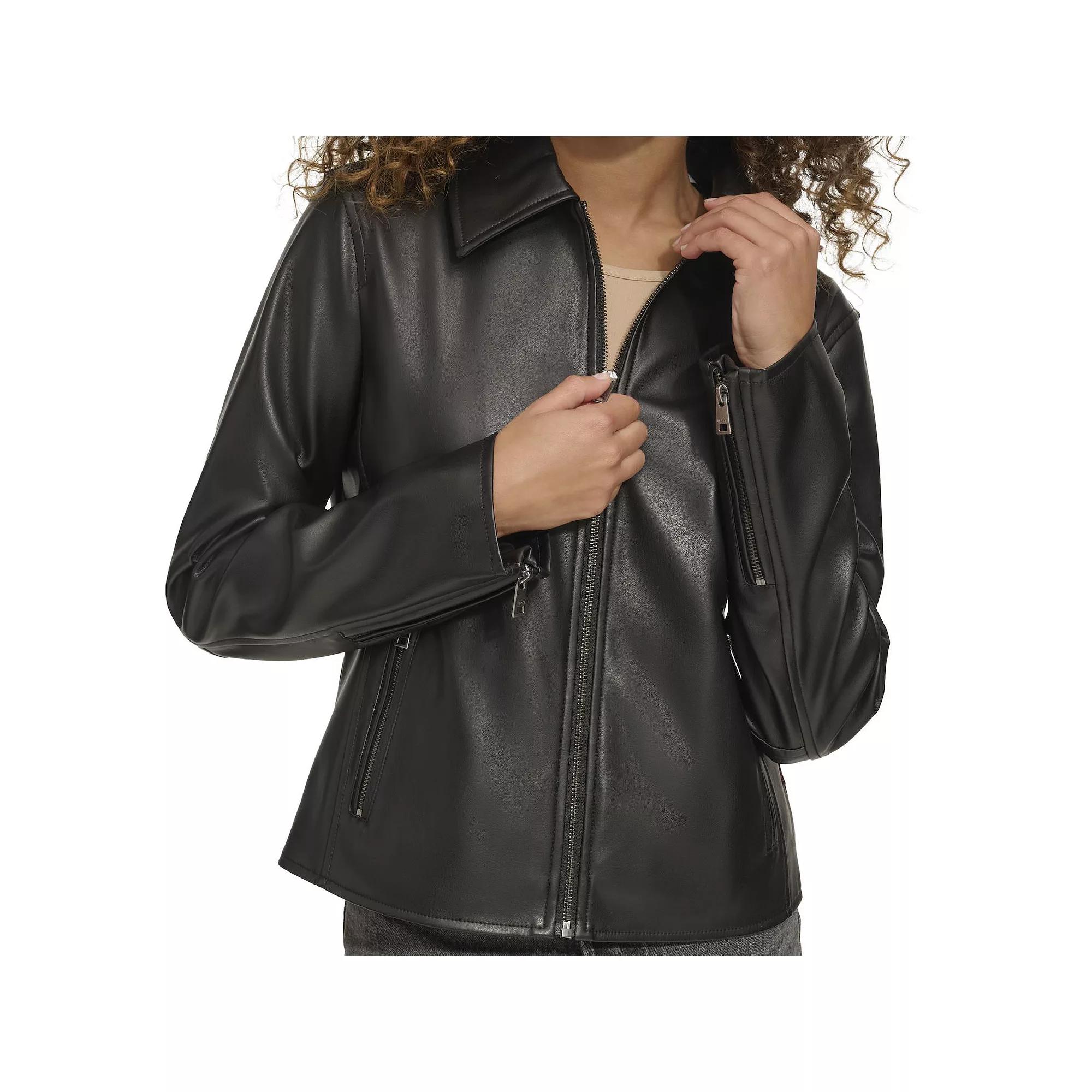Women's Levi's® Faux-Leather Jacket with Laydown Collar,  Product Image