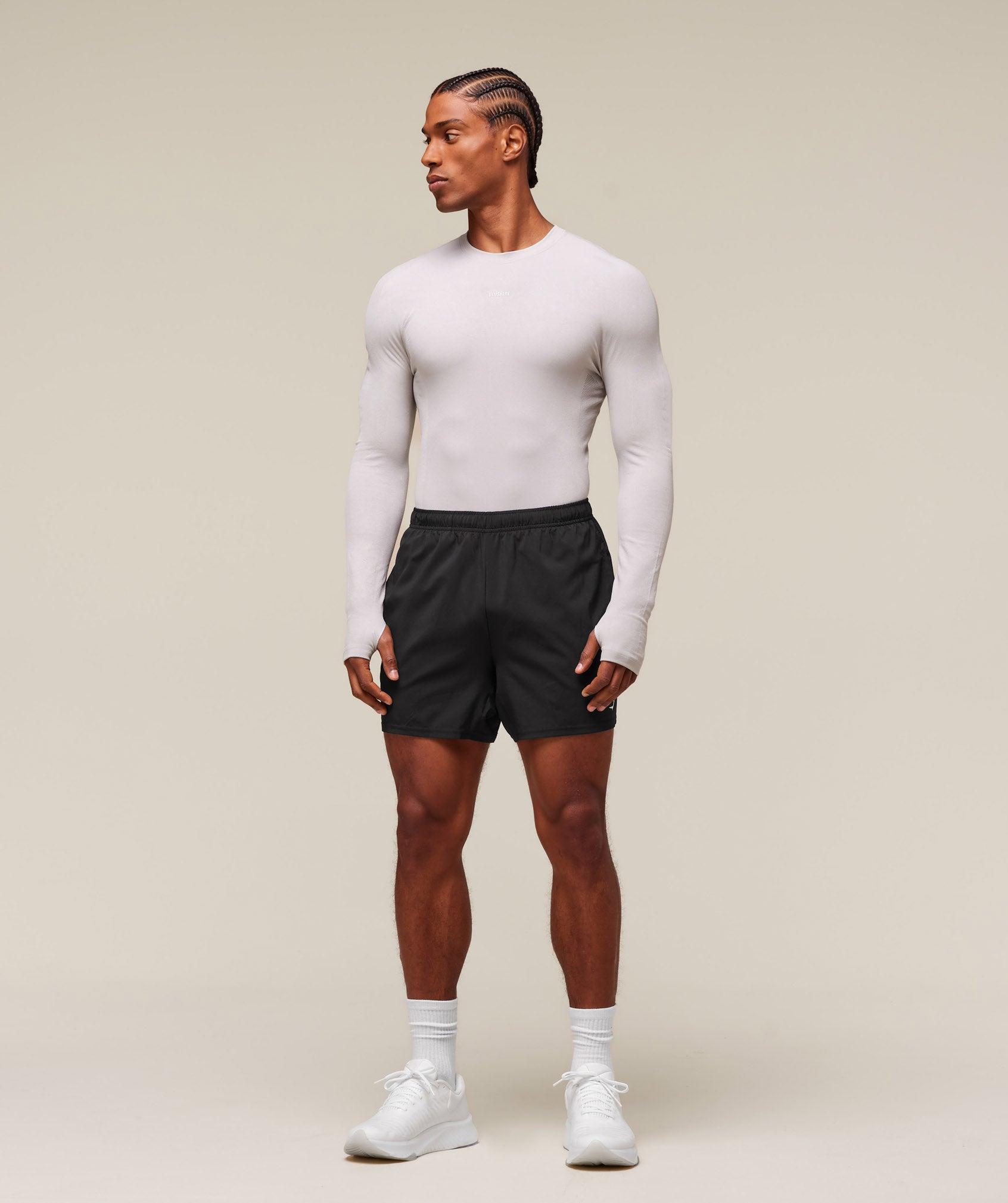 Gymshark everywear Warp Knit LS T-Shirt - Tame Grey Male Product Image