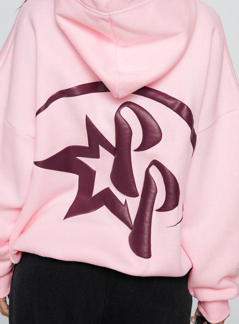 Starblazer Princess Polly Graphic Hoodie Pink Product Image