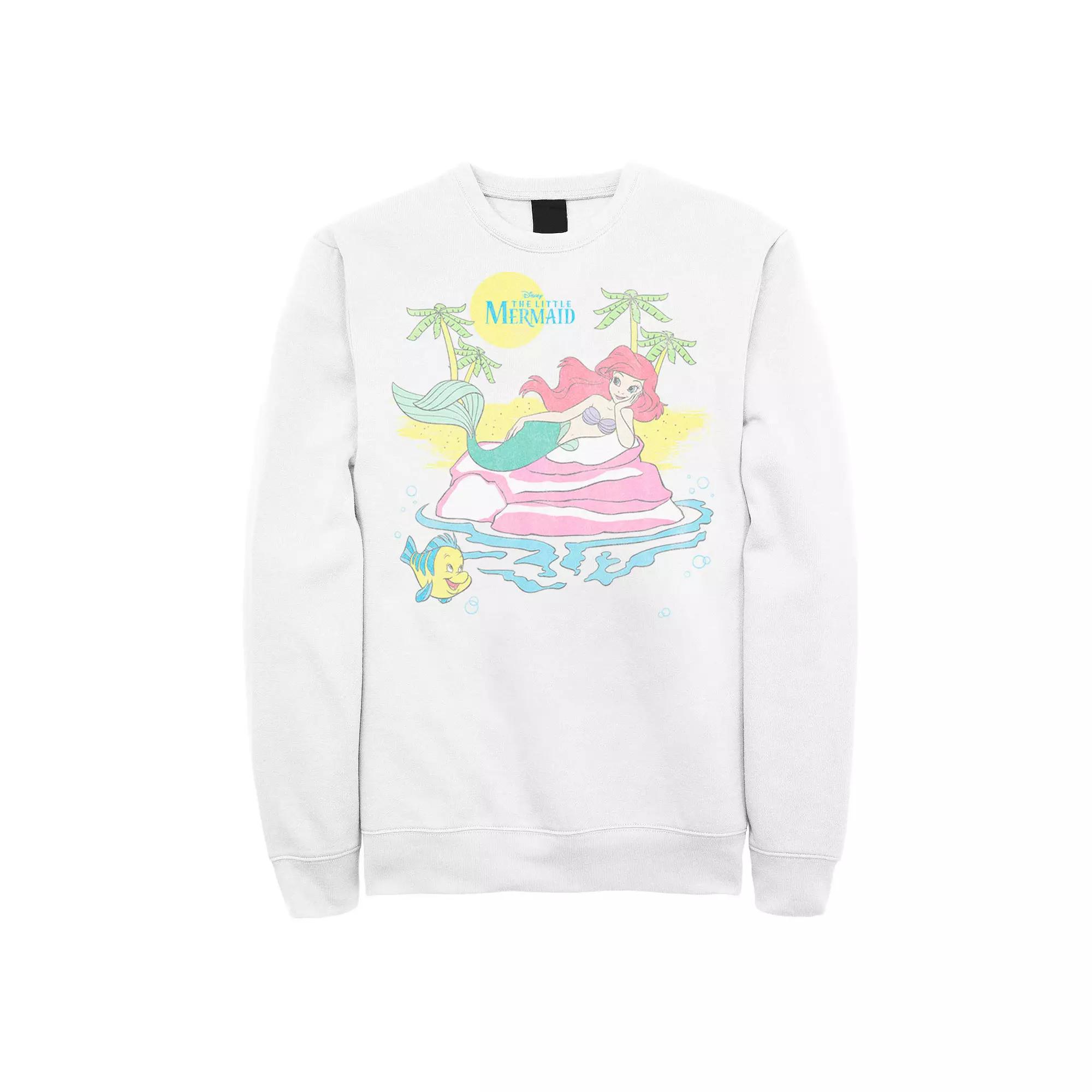 Disney's The Little Mermaid Ariel Men's Beach Portrait Sweatshirt,  Product Image