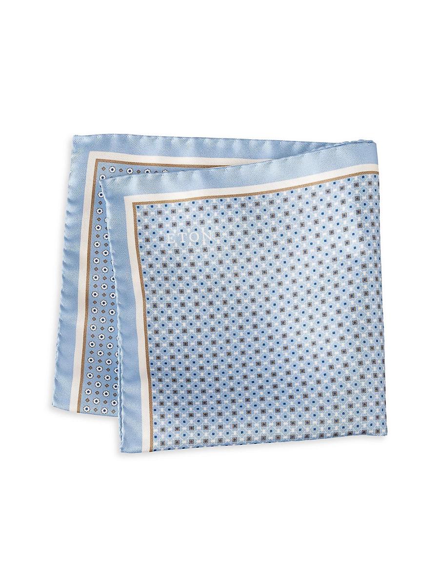 Mens Four-Side Silk Pocket Square Product Image