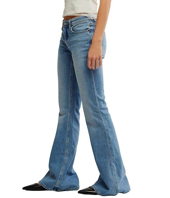 Free People We The Free Love Bomb Mid-Rise Flare Jeans Product Image
