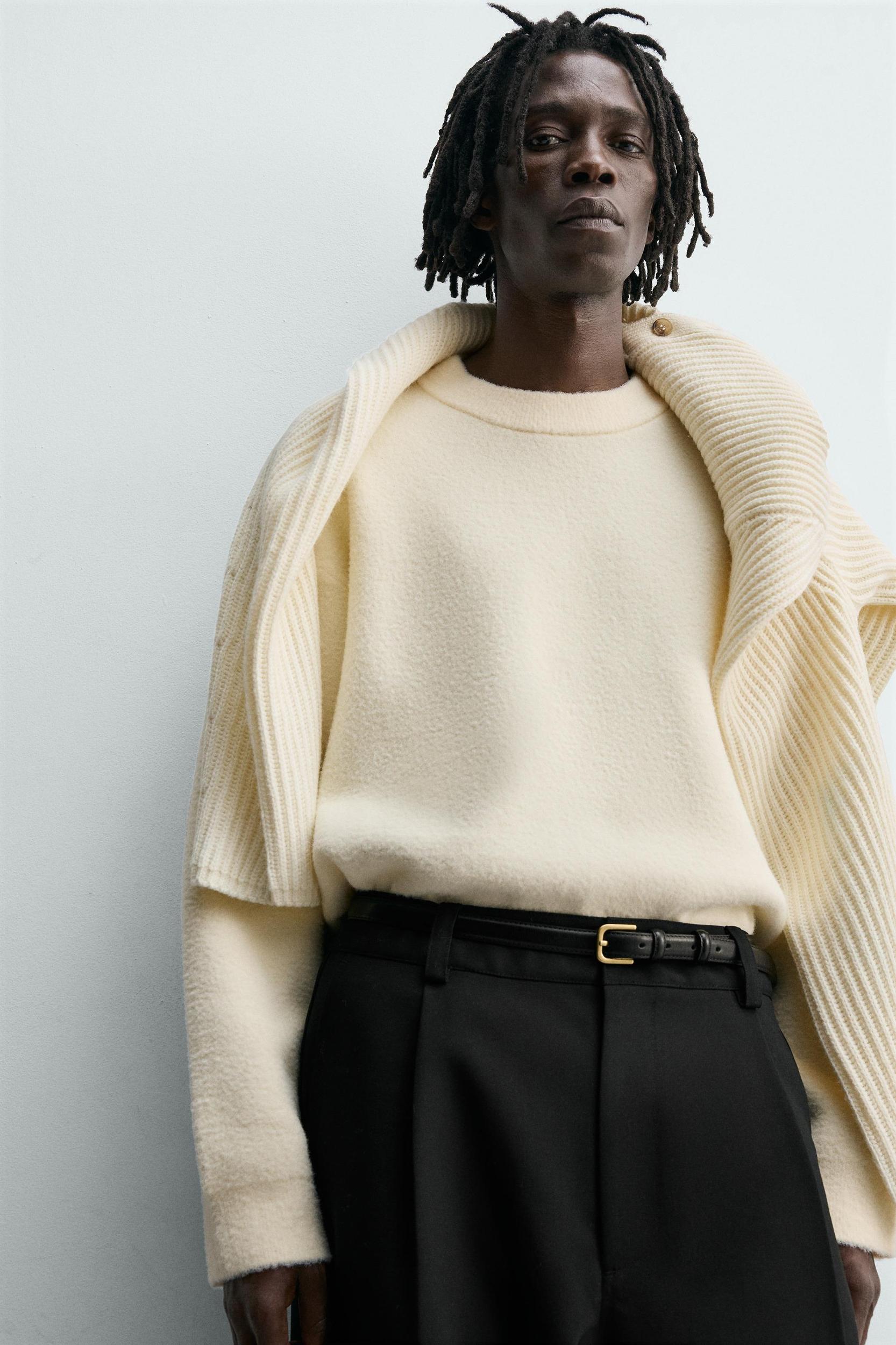 RELAXED FIT TEXTURED JUMPER Product Image
