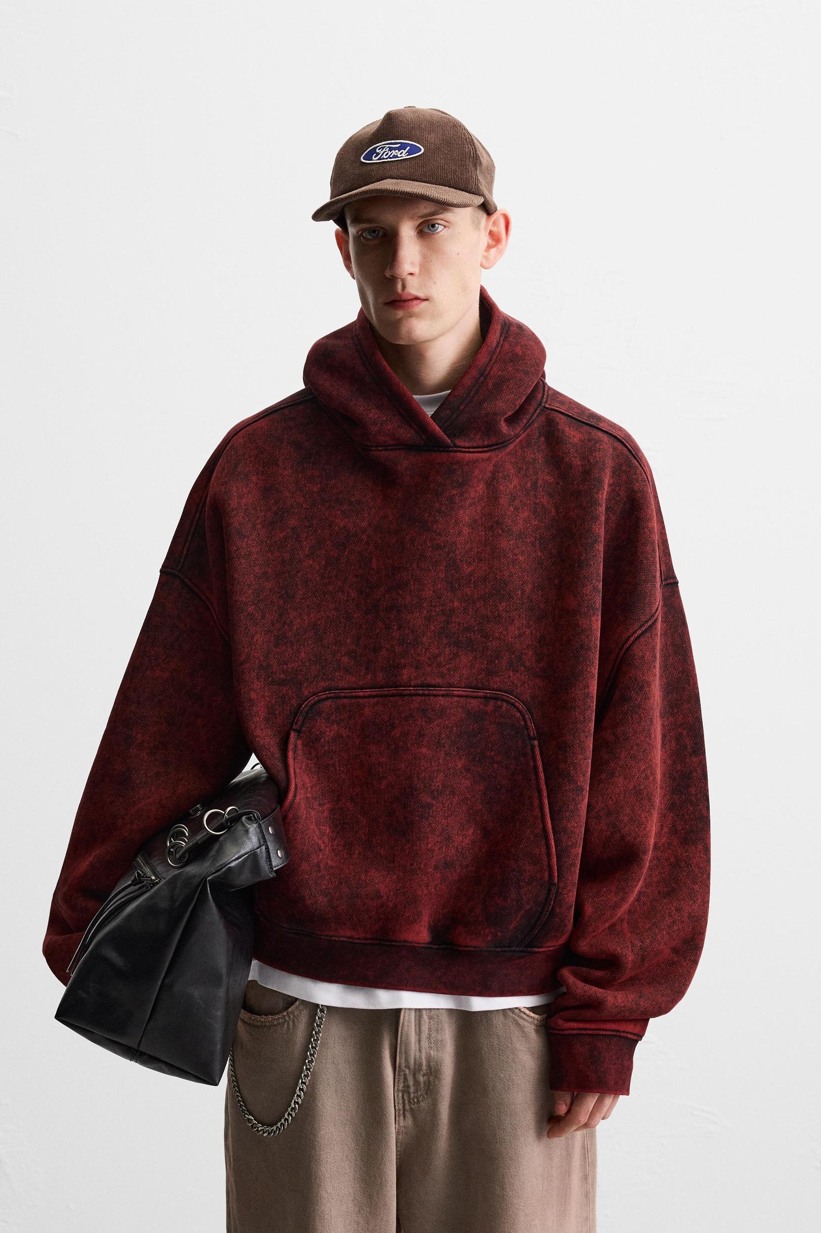 TIE-DYE PRINT SWEATSHIRT Product Image