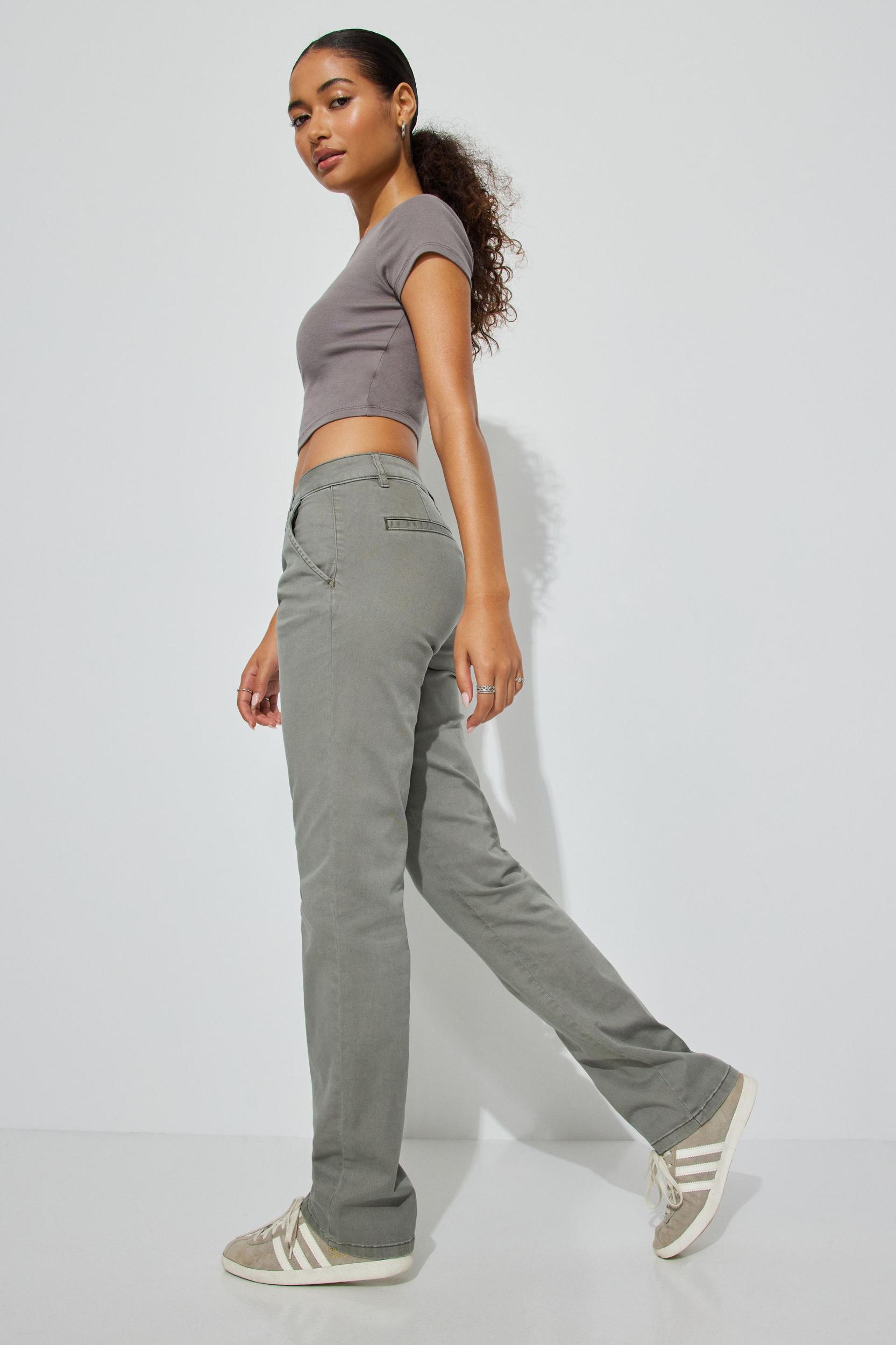 Low Rise Straight Leg Pant Product Image