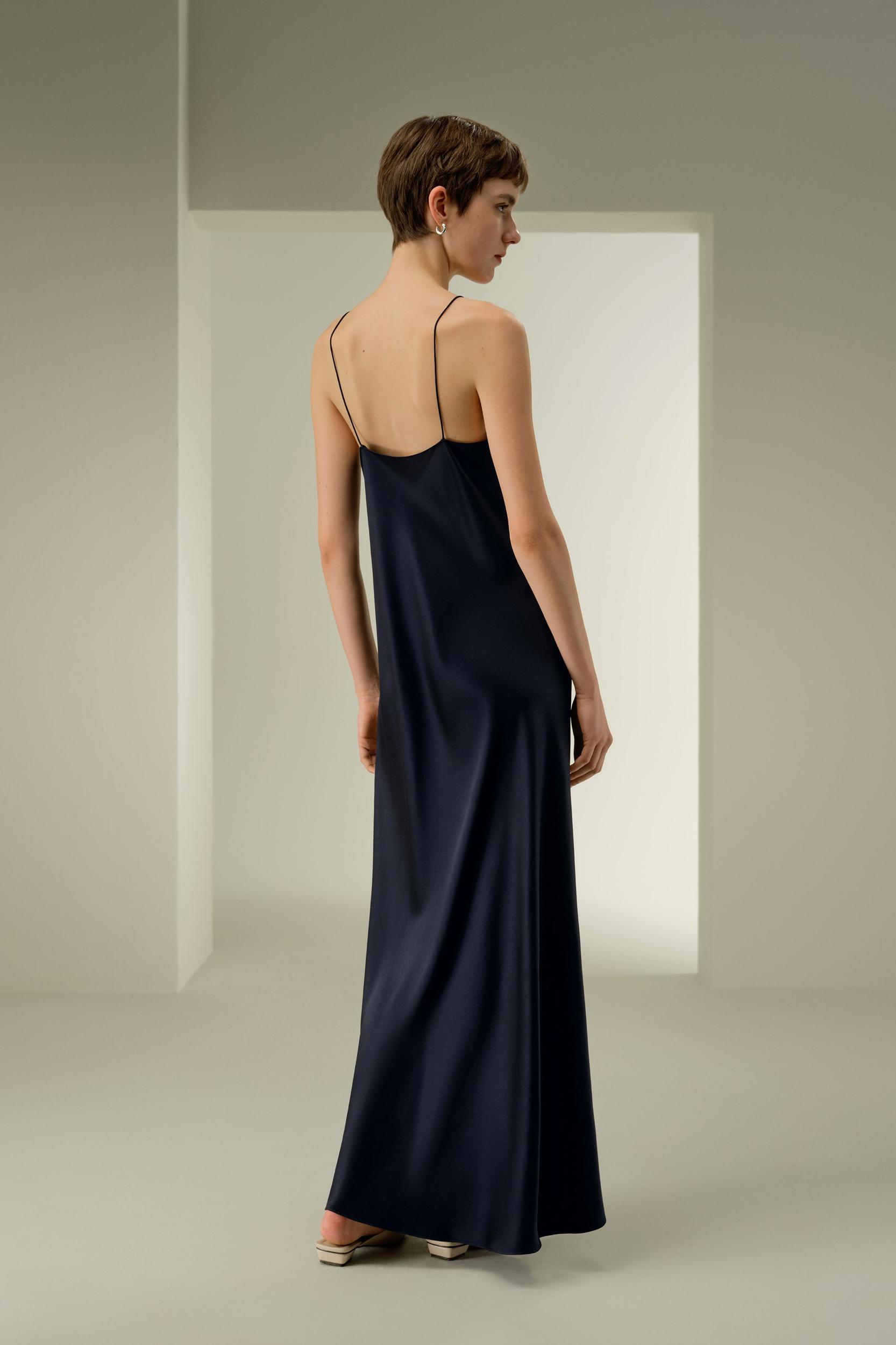 U-Neck Minimalist Slip Dress Product Image