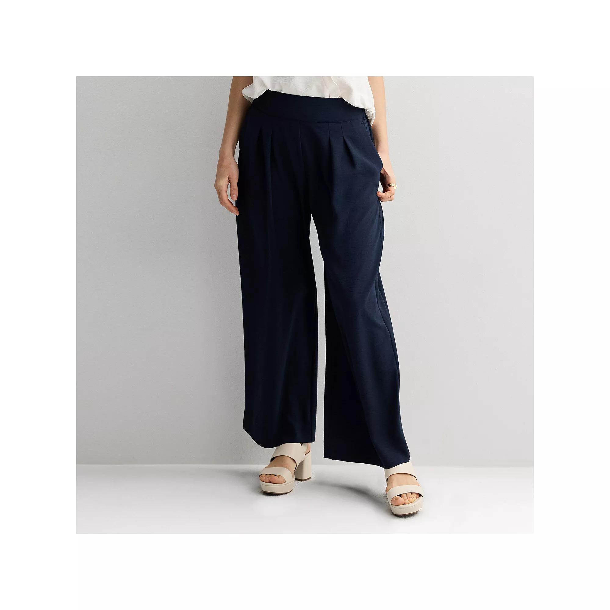 Women's Nine West Soft Pull-On Wide Leg Pants,  Product Image