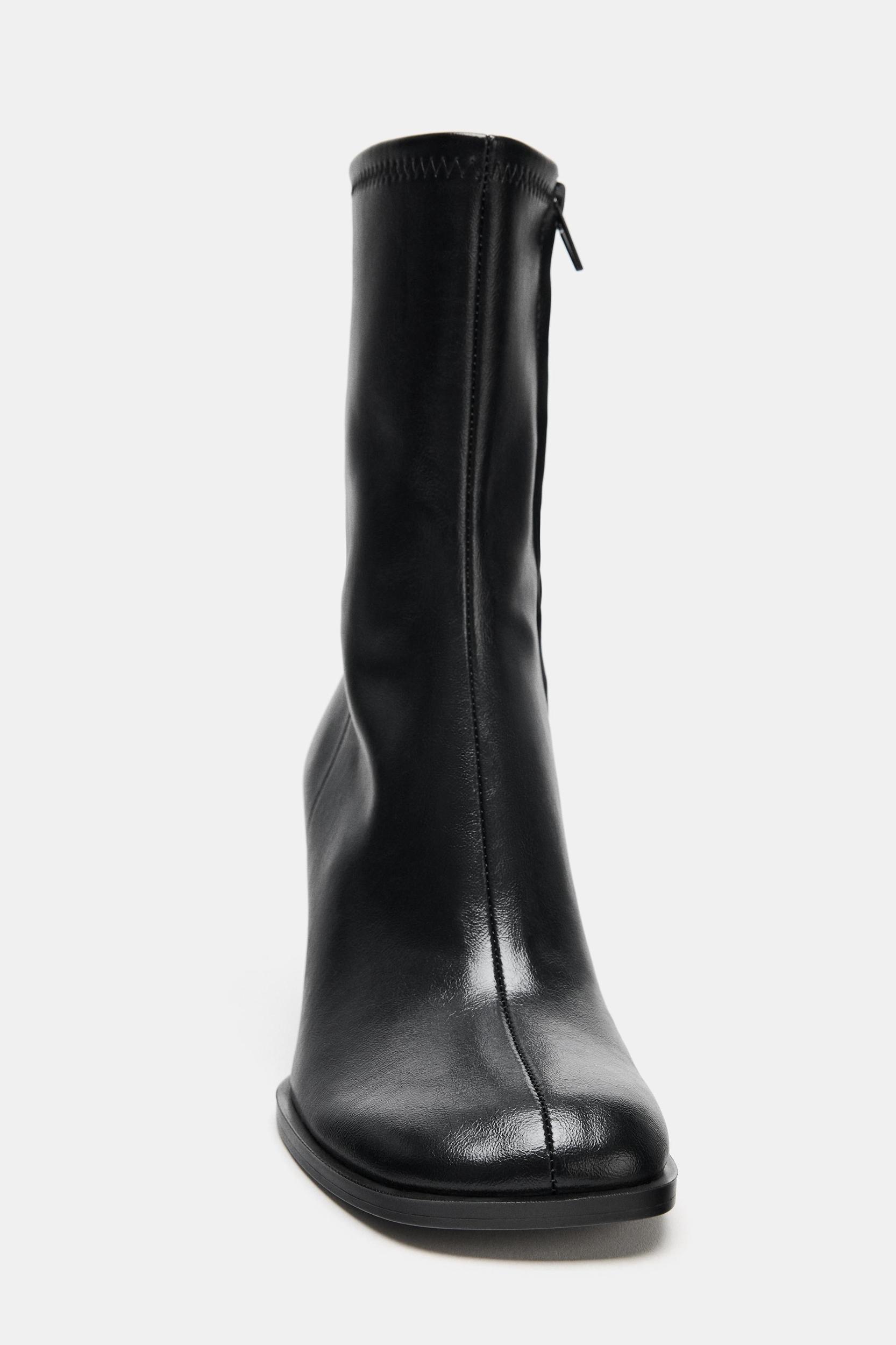 BLOCK HEEL ANKLE BOOTS Product Image