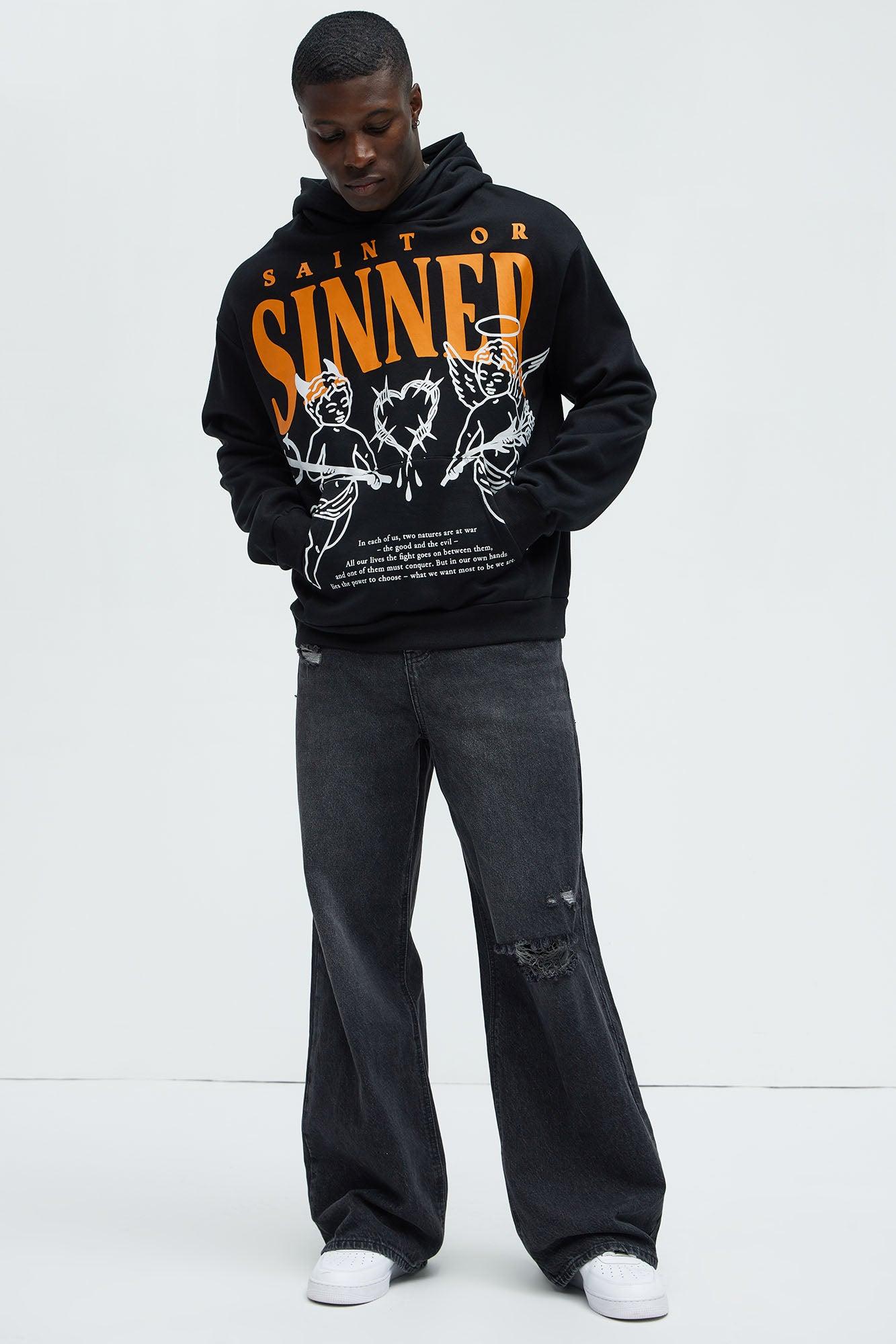 Saint Or Sinner Hoodie - Black Product Image
