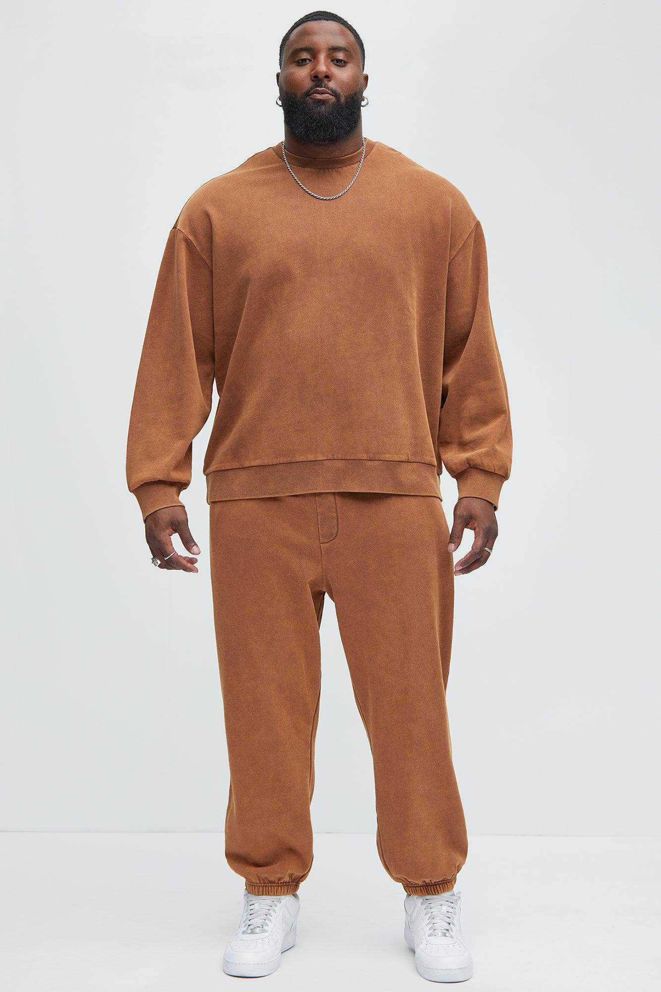 Tyson Heavy Wash Jogger - Dark Brown Product Image