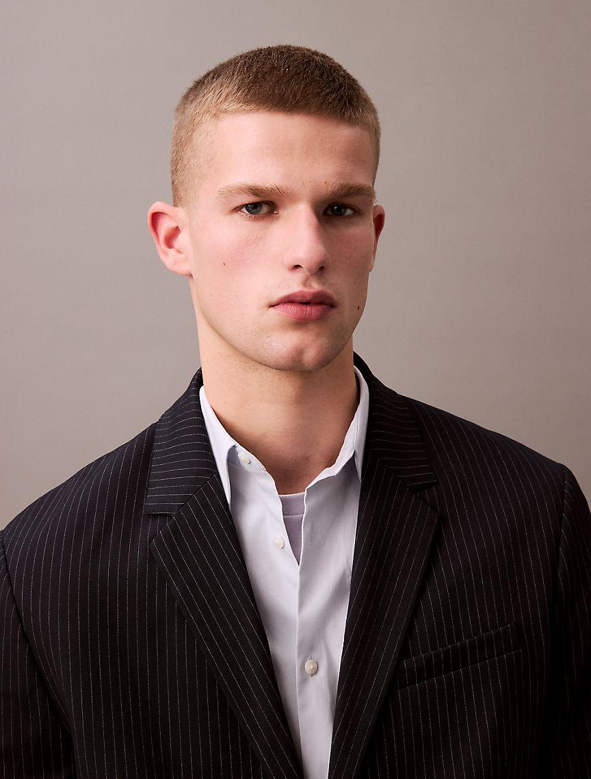 Refined Stretch Pinstripe Blazer Product Image