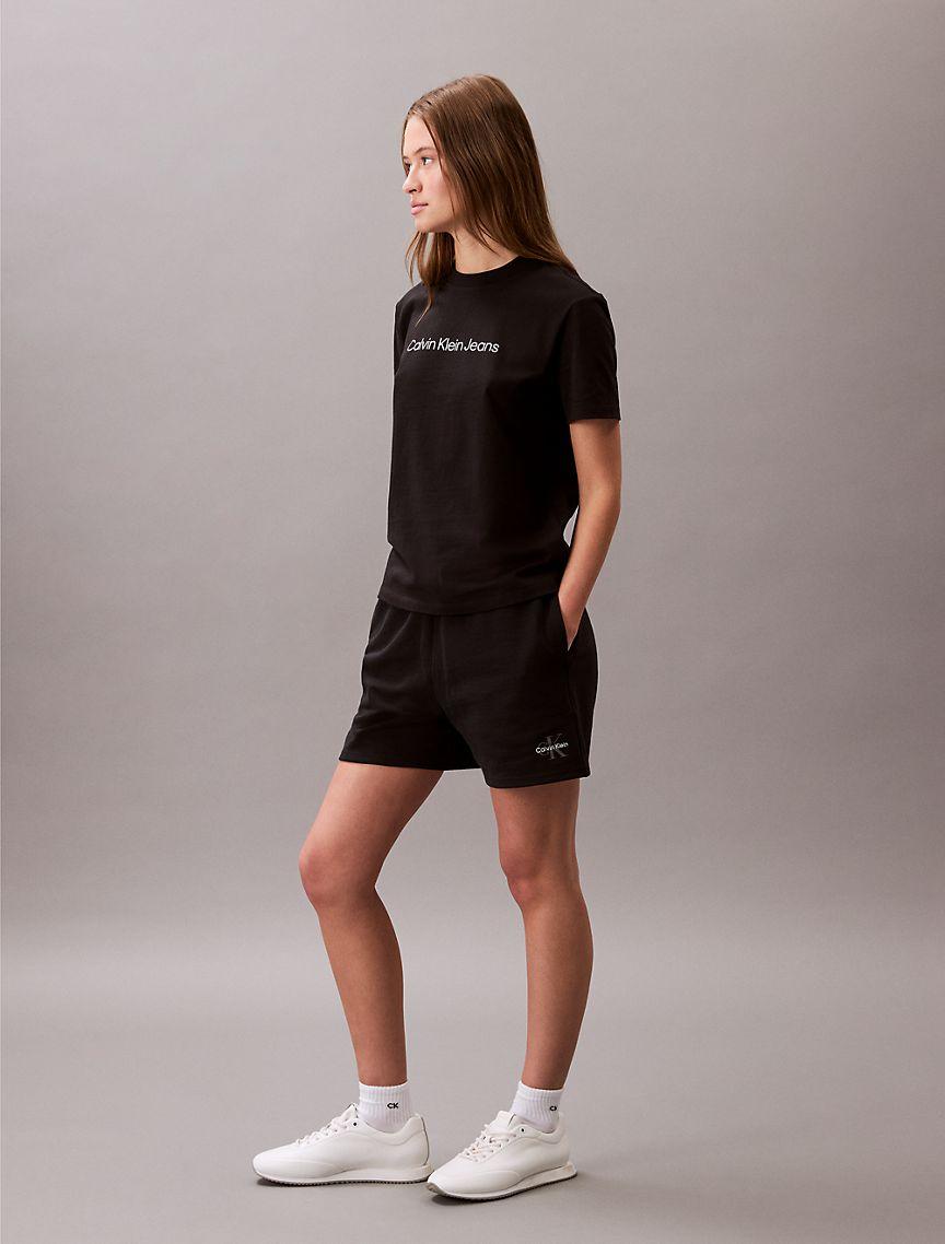 Monogram Logo French Terry Shorts Product Image