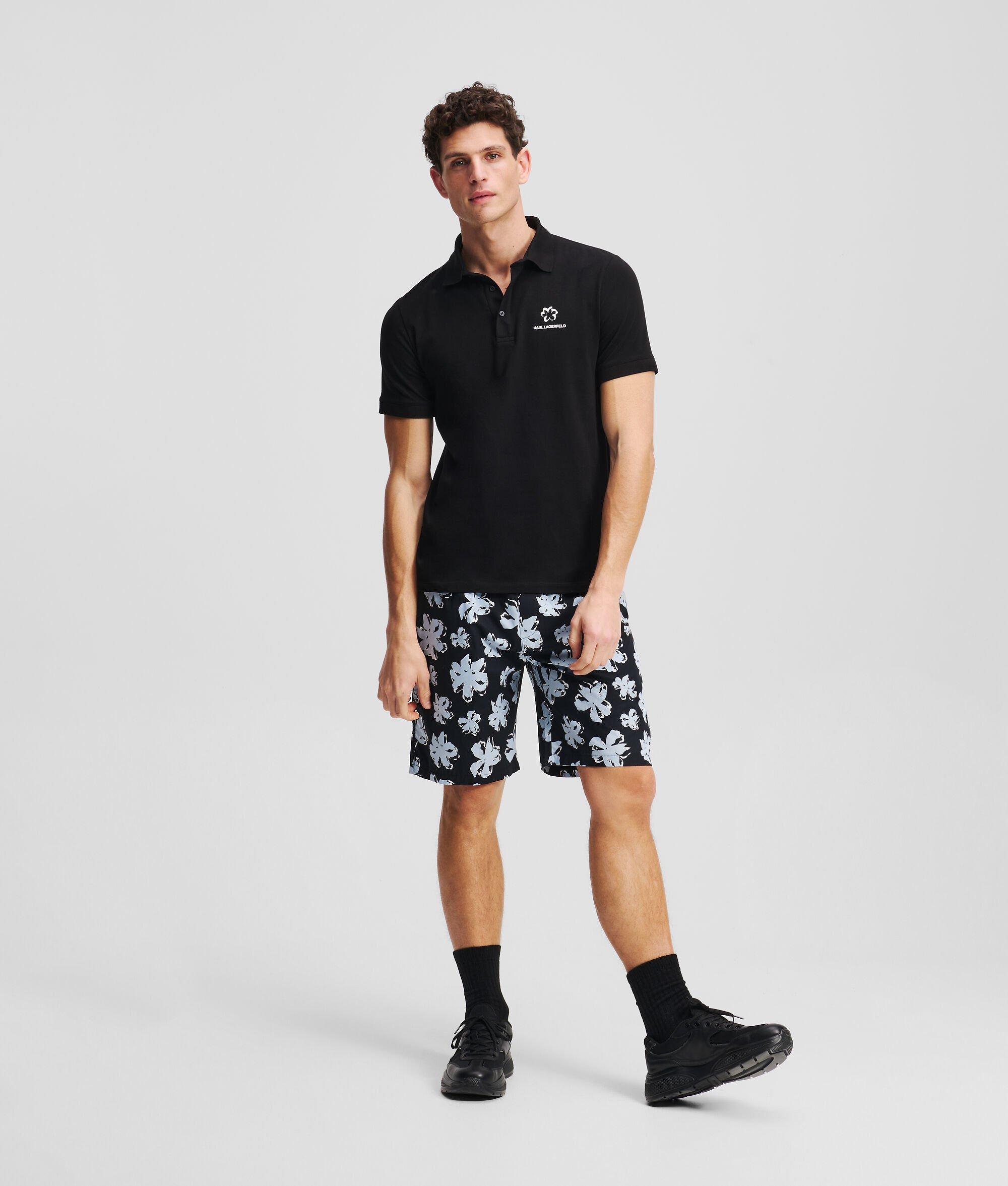 FLOWER PRINT POLO SHIRT Product Image