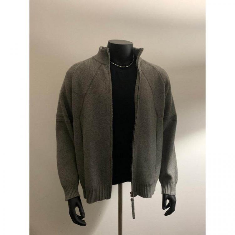 Plain Zip Cardigan Product Image