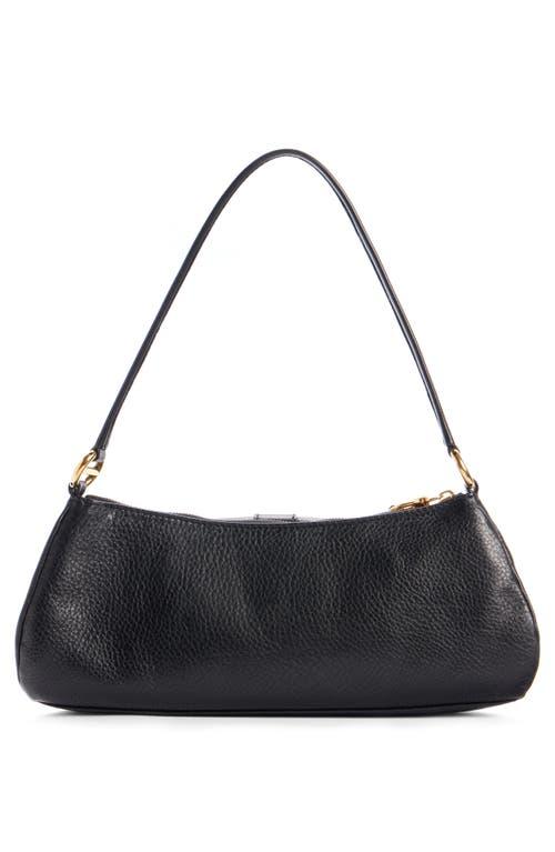 CHLOÉ The 99 Embellished Textured-leather Shoulder Bag In Black Product Image