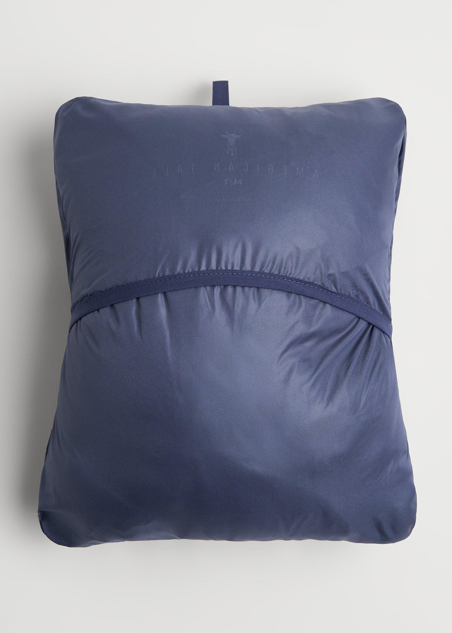 Packable Puffer Jacket for Tall Women in Blue Space Dye Female Product Image