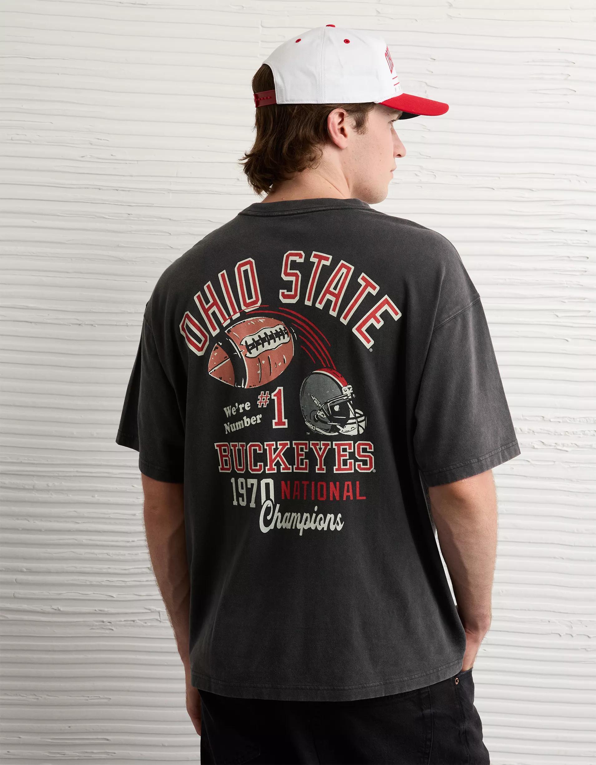 AE Boxy Ohio State Buckeyes Graphic T-Shirt Product Image