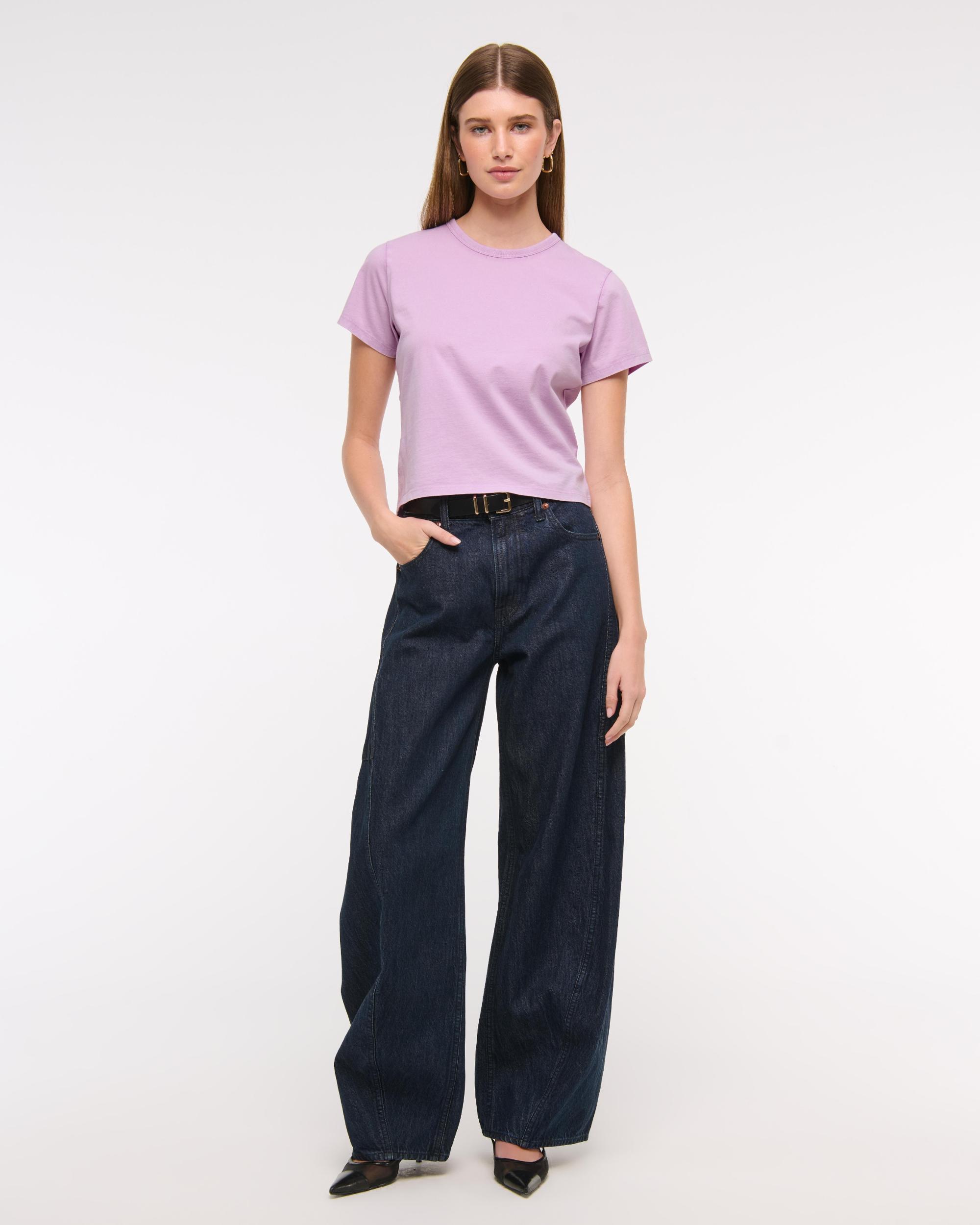 Essential Polished Body-Skimming Tee Product Image