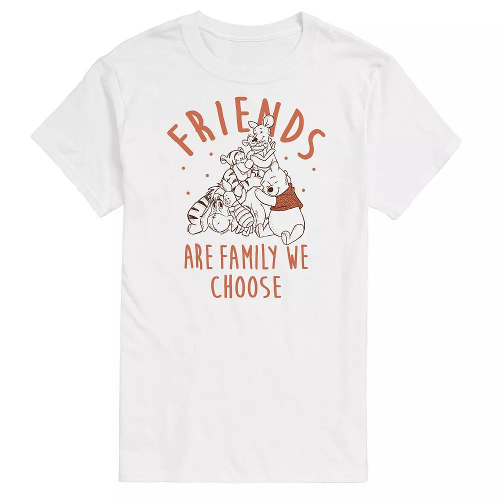 Disney's Winnie the Pooh Big & Tall Friends Family Graphic Tee, Men's,  Product Image