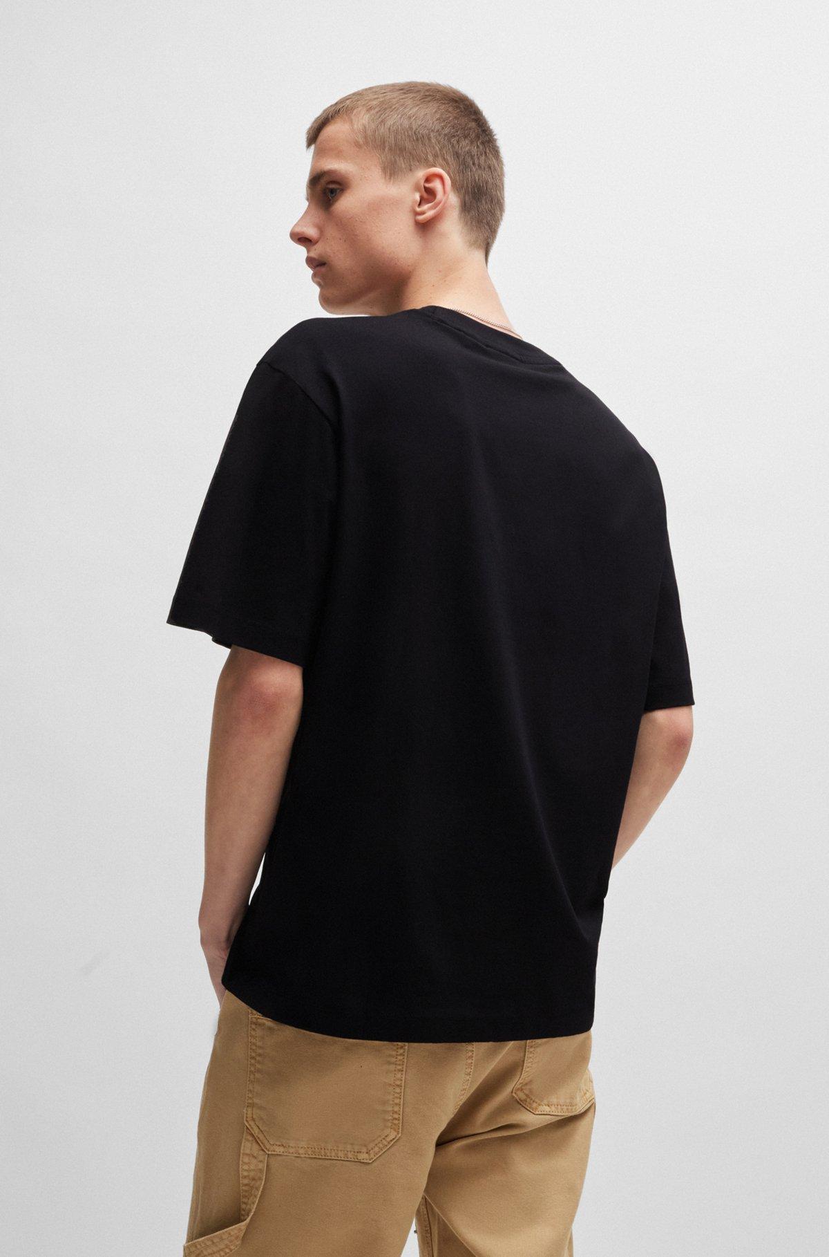 Cotton-jersey regular-fit T-shirt with seasonal graphics Product Image