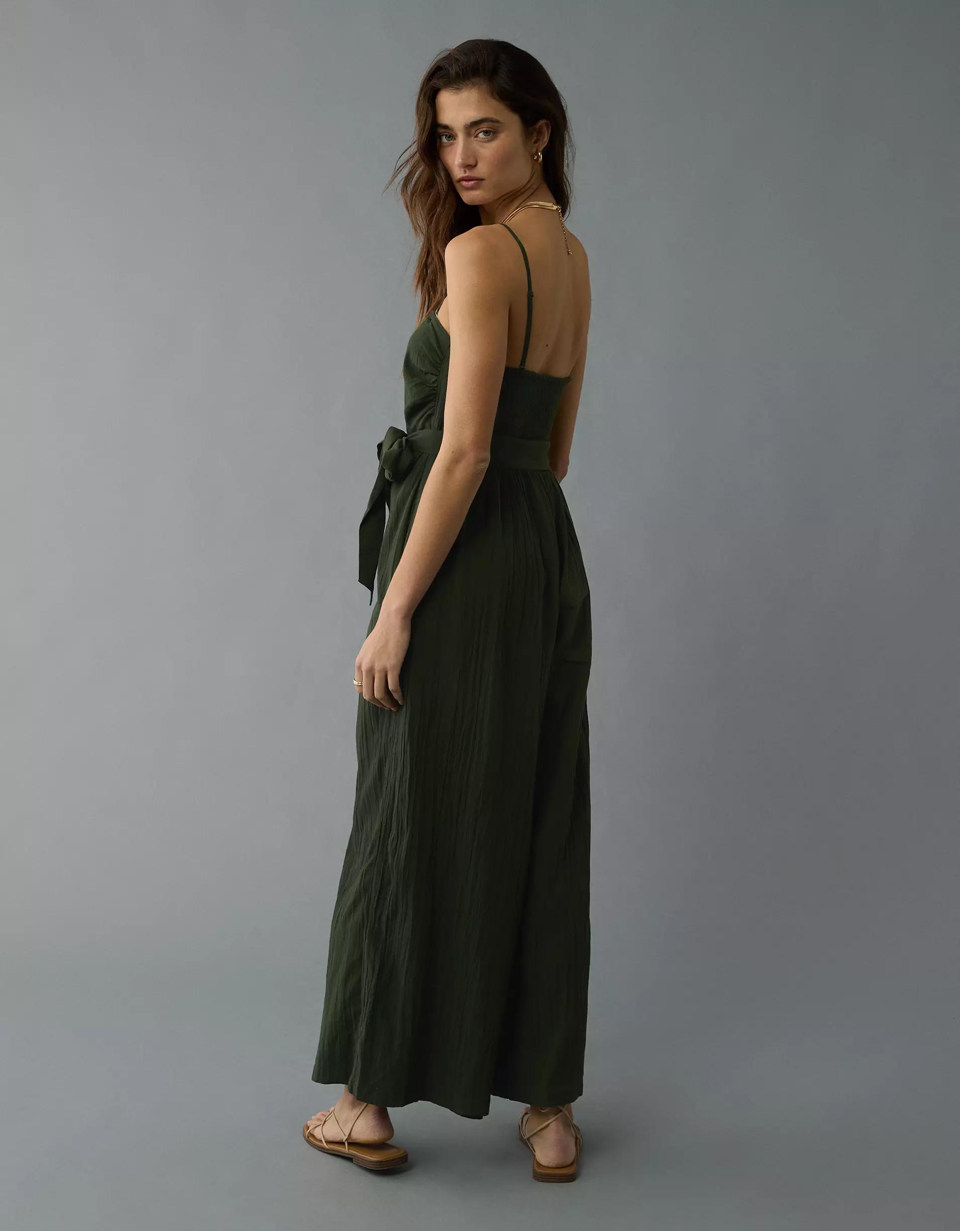 AE Tube Tie Waist Jumpsuit Product Image
