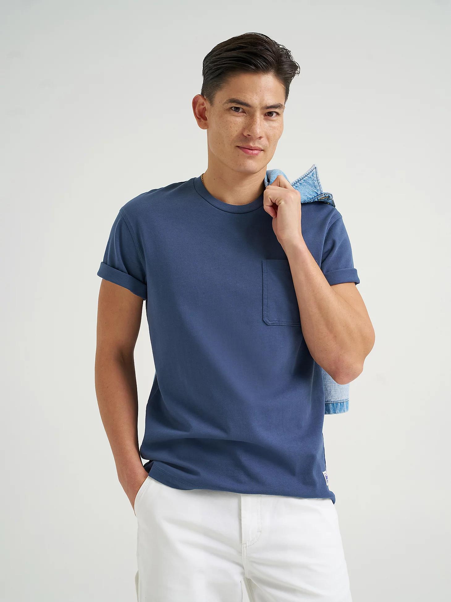 Men's Relaxed Fit Heavyweight Pocket Tee | Men's Tops & Tees | Lee® Product Image