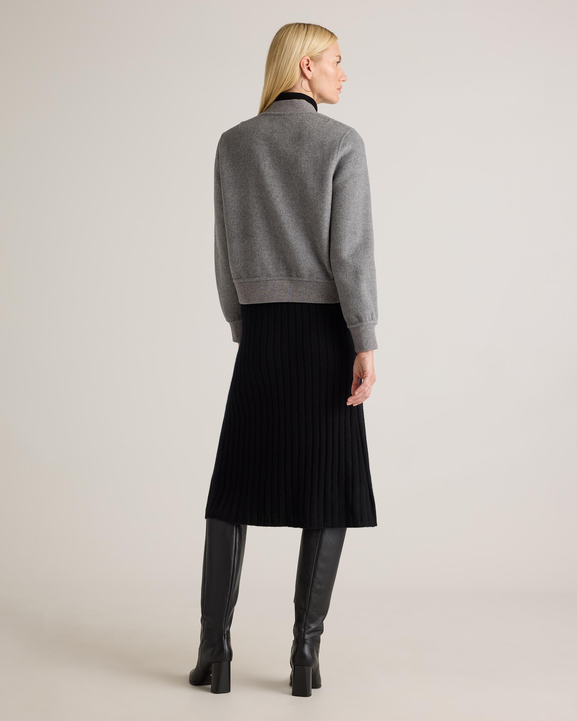 Quince | Women's Double-Faced Merino Wool Bomber Jacket Product Image