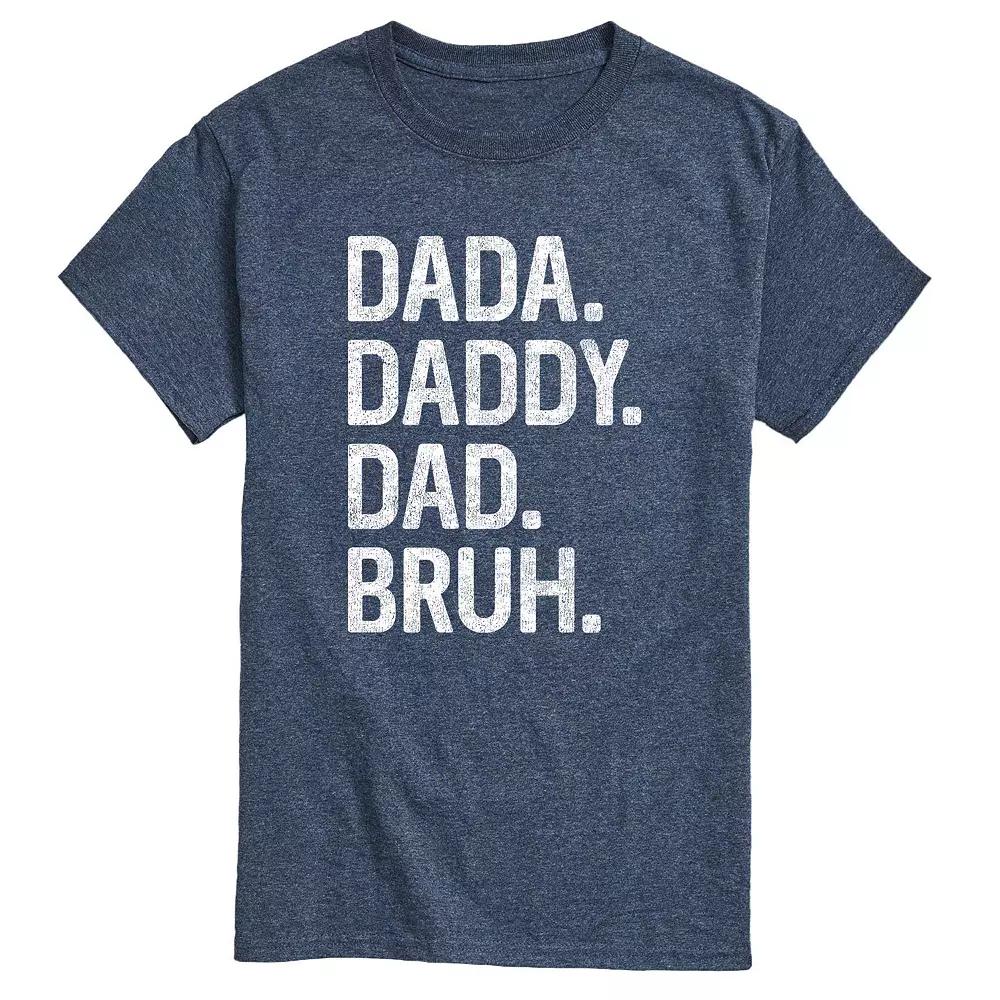 Men's Dada Daddy Dad Bruh Graphic Tee,  Product Image