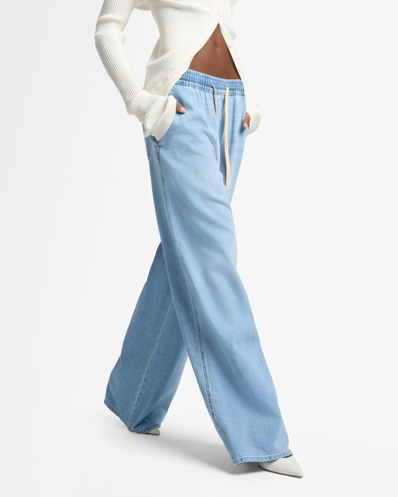 Weightless Denim Wide Leg Pant Product Image