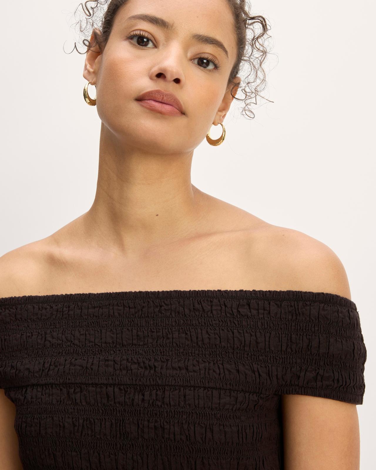 Womens Gauze Off-the-Shoulder Dress by Everlane Product Image