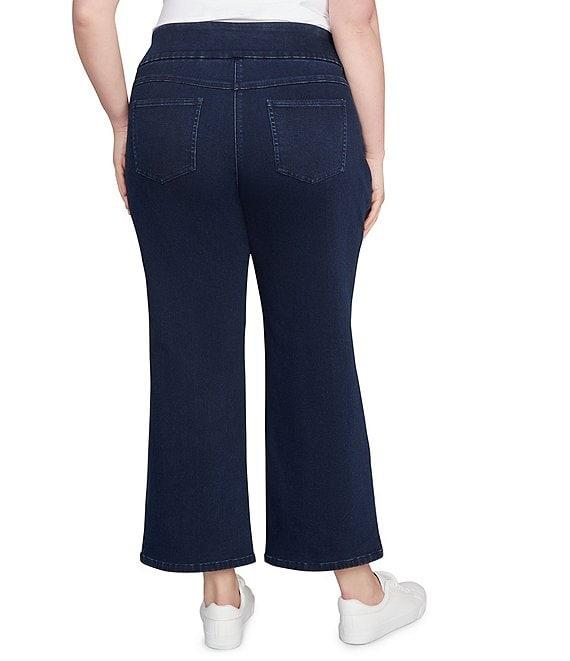 Ruby Rd. Plus Size Stretch Pull-On Ankle Jeans Product Image