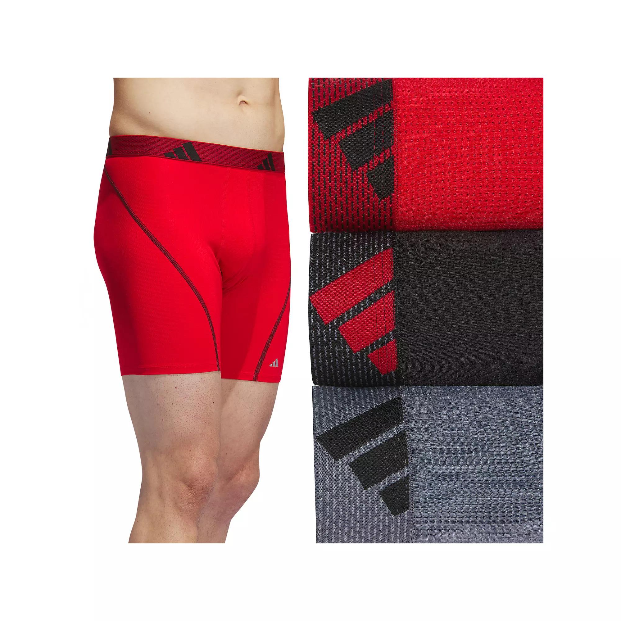 Men's adidas 3-pack Sport Performance Mesh 5" Boxer Briefs,  Product Image