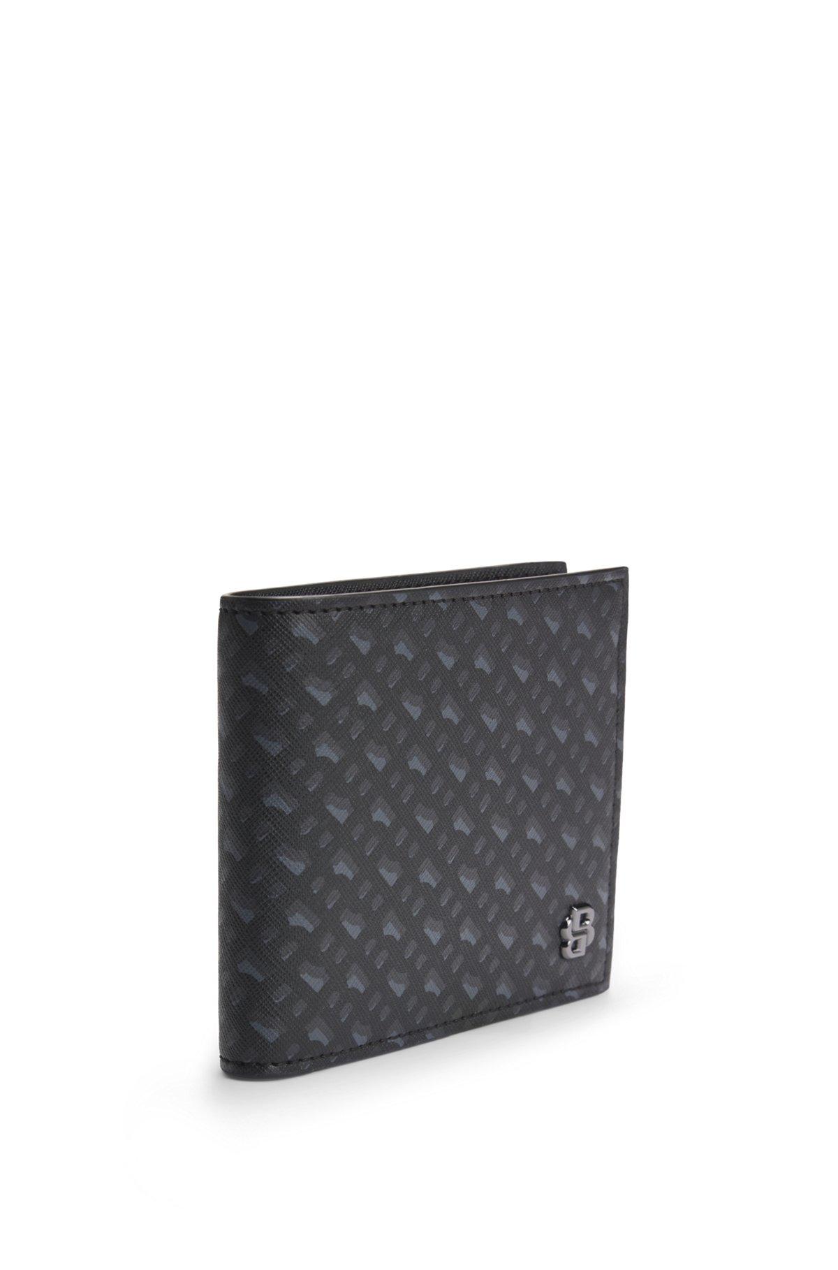 Monogram folding wallet with Double B trim Product Image