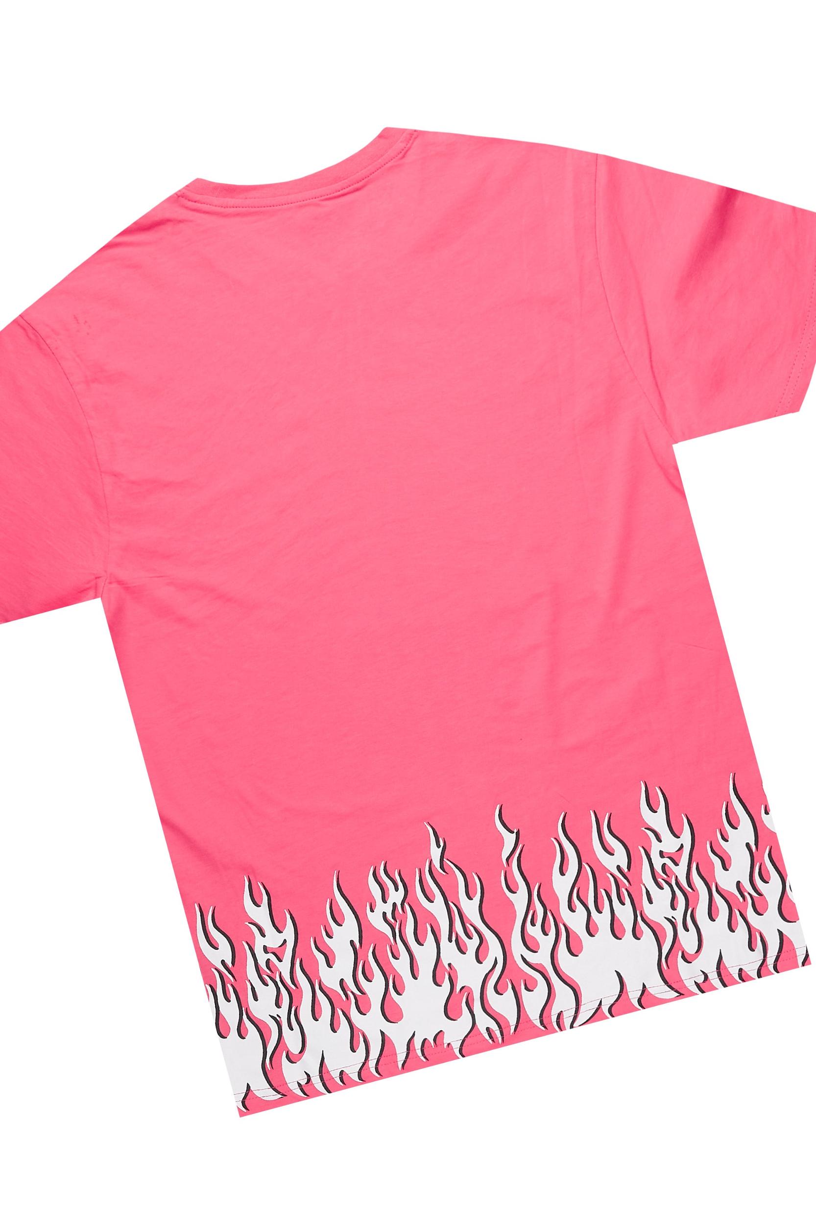 Arais Hot Pink T-Shirt Short Set Female Product Image