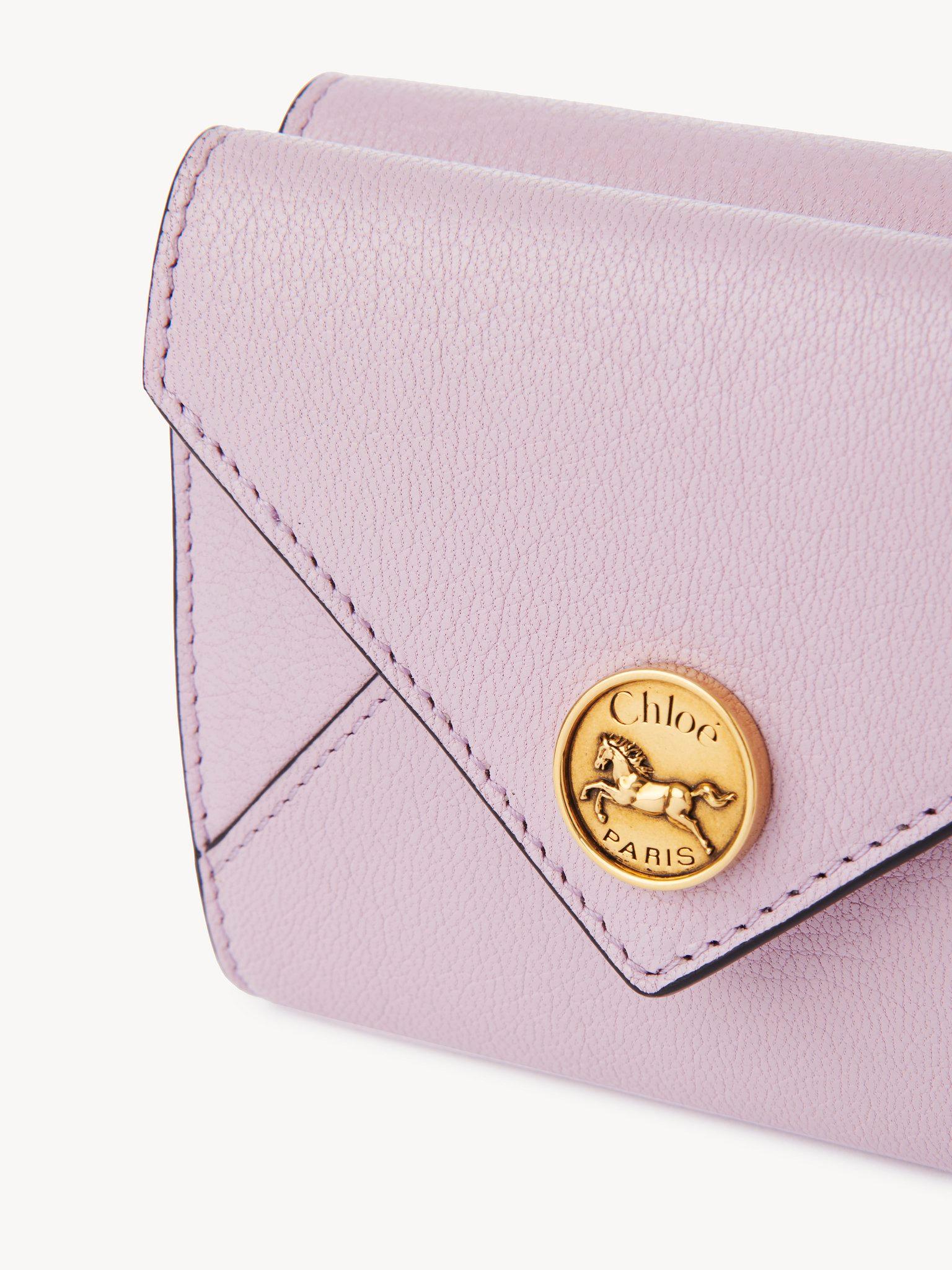 Small Envelope tri-fold in grained leather Product Image