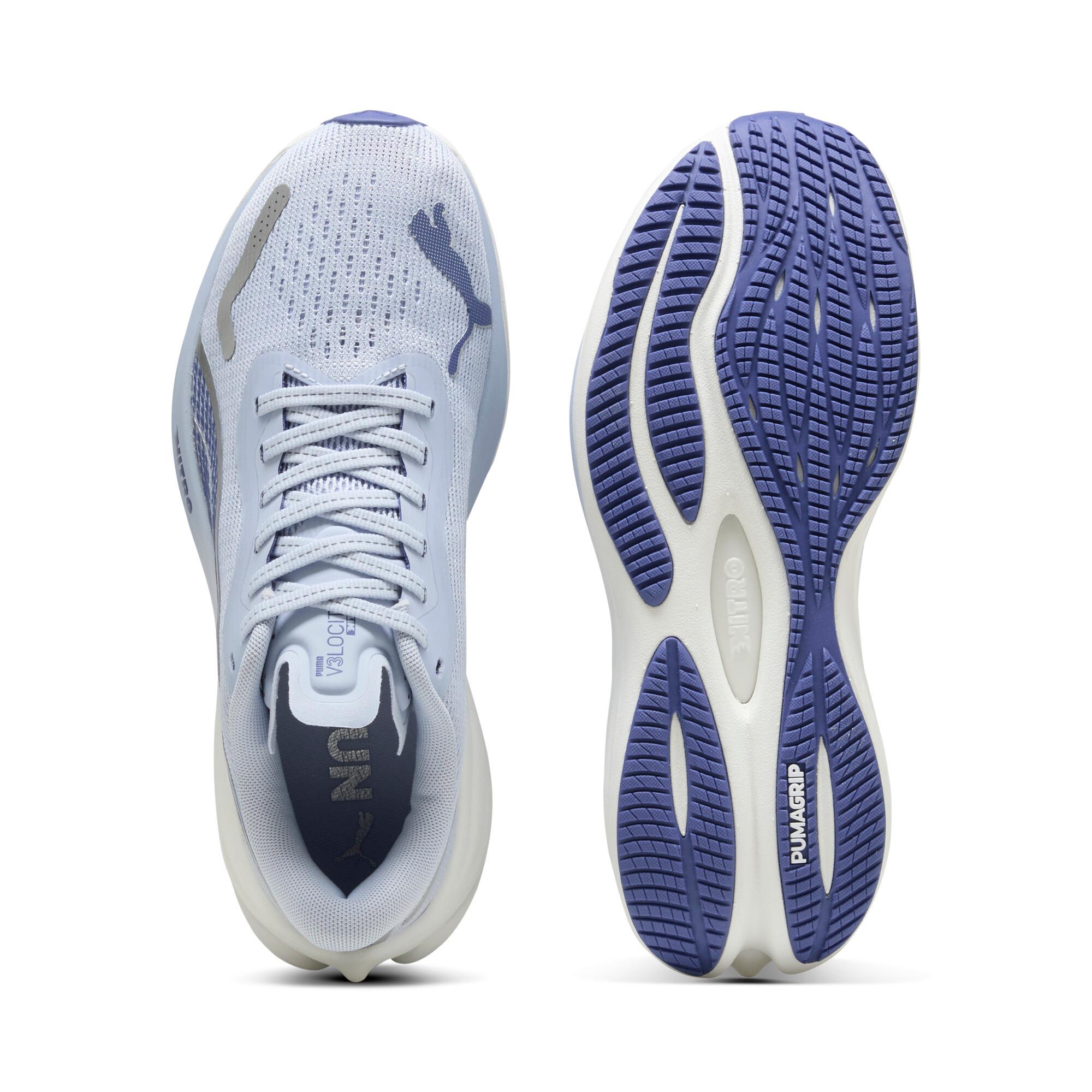 PUMA Velocity NITROâ¢ 3 Women's Running Shoes in Cool Weather/Blue Crystal Product Image